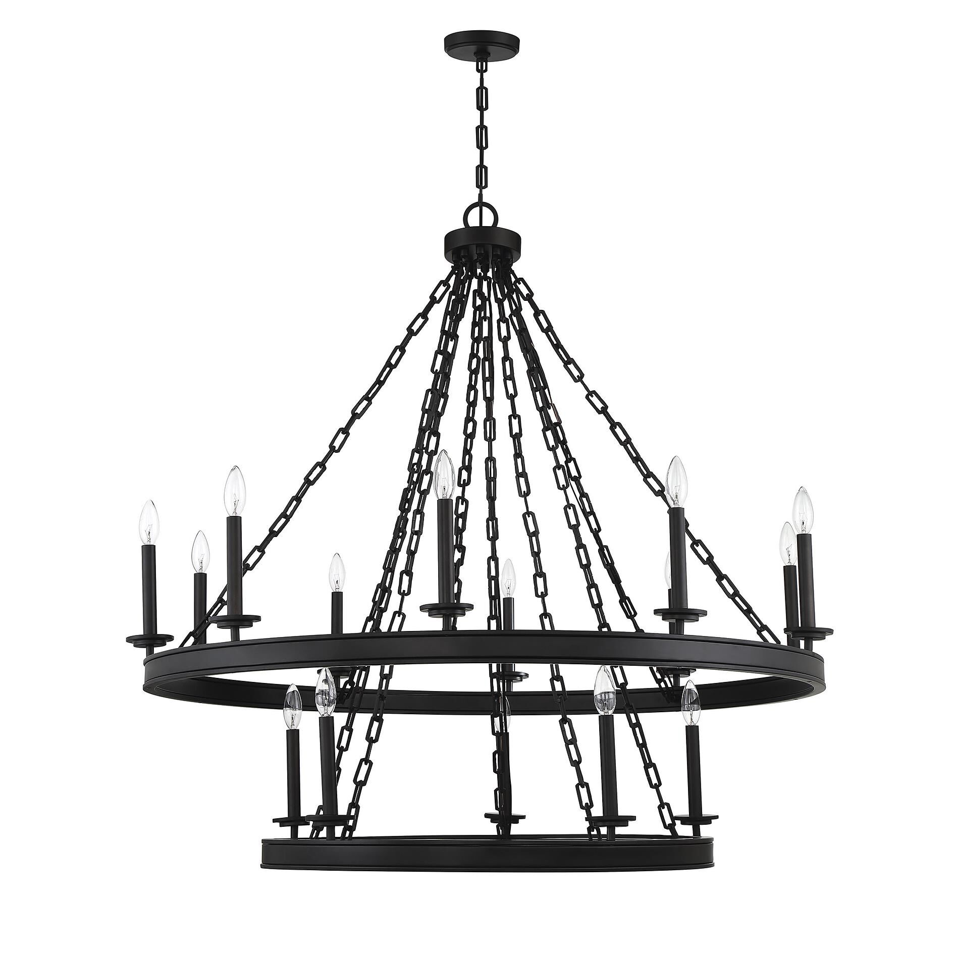 Seville 45 Inch 15 Light Chandelier by Savoy House