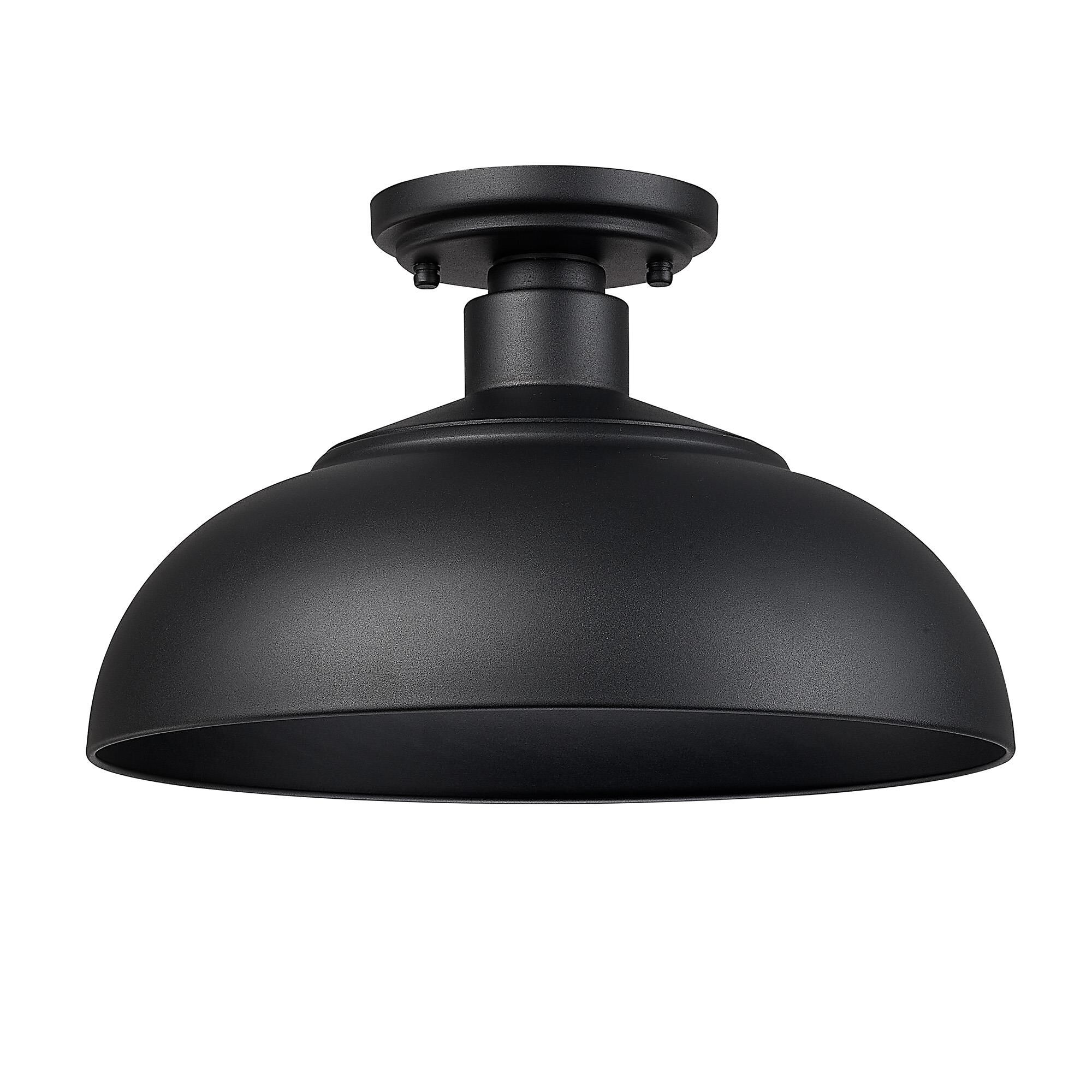 Levitt 8 Inch Semi Flush Mount by Golden Lighting