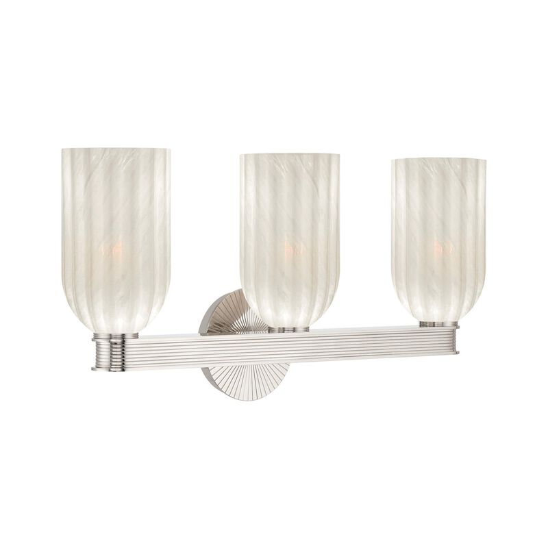 Lotus 23 Inch 3 Light Bath Vanity Light by Crystorama