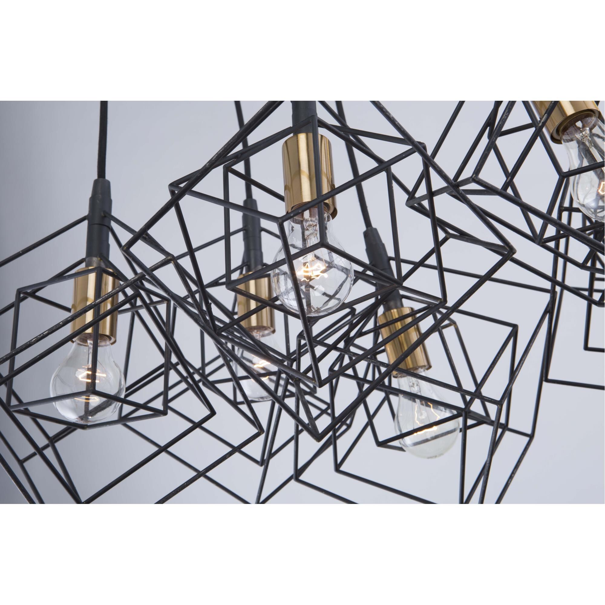 Shown in Matte Black - Harvest Brass finish