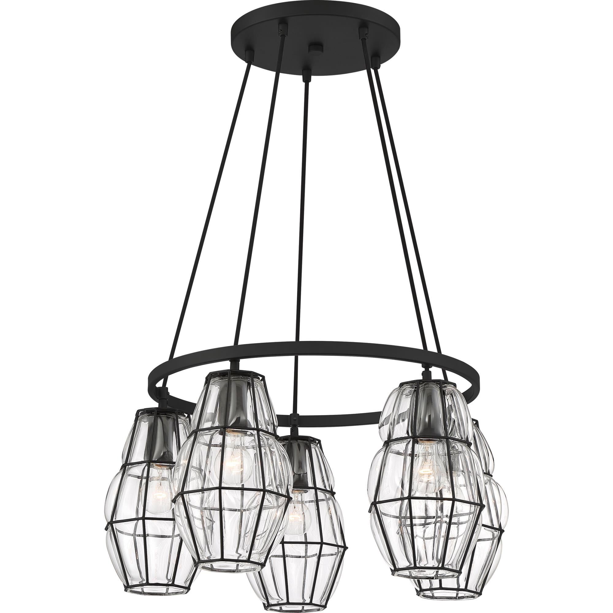 27 Inch 5 Light Chandelier by Quoizel