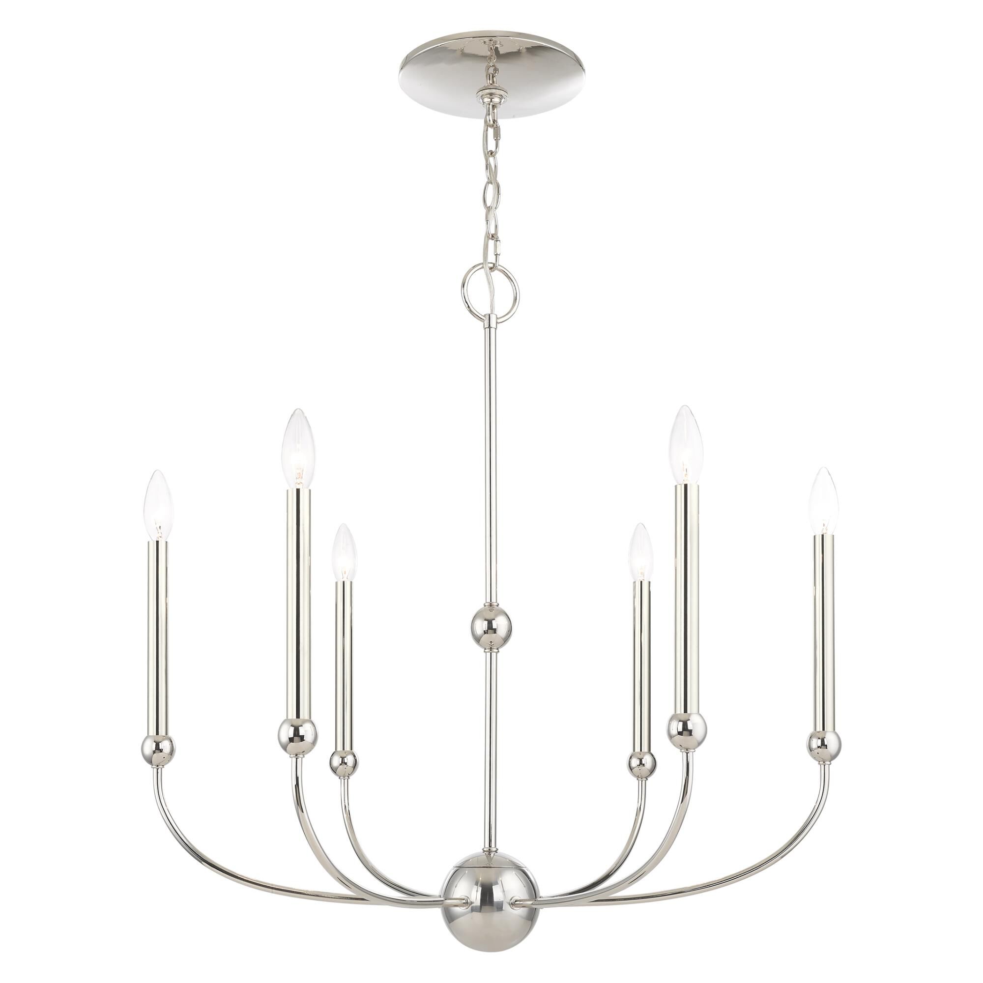 Cortlandt 6 Light Chandelier by Livex Lighting