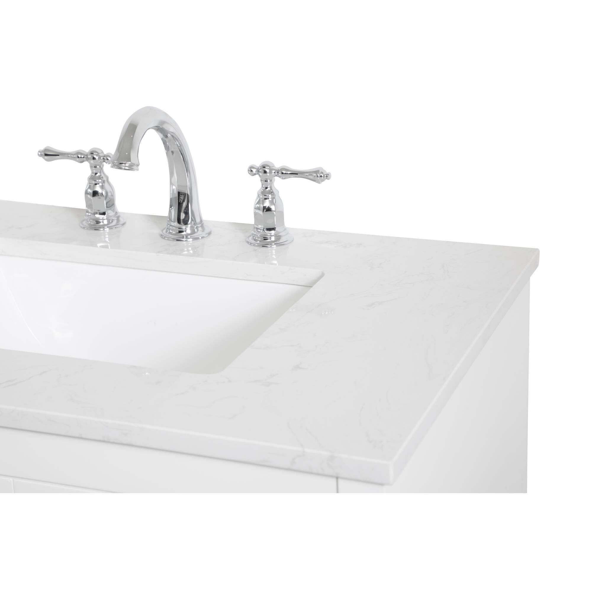 Shown in White finish