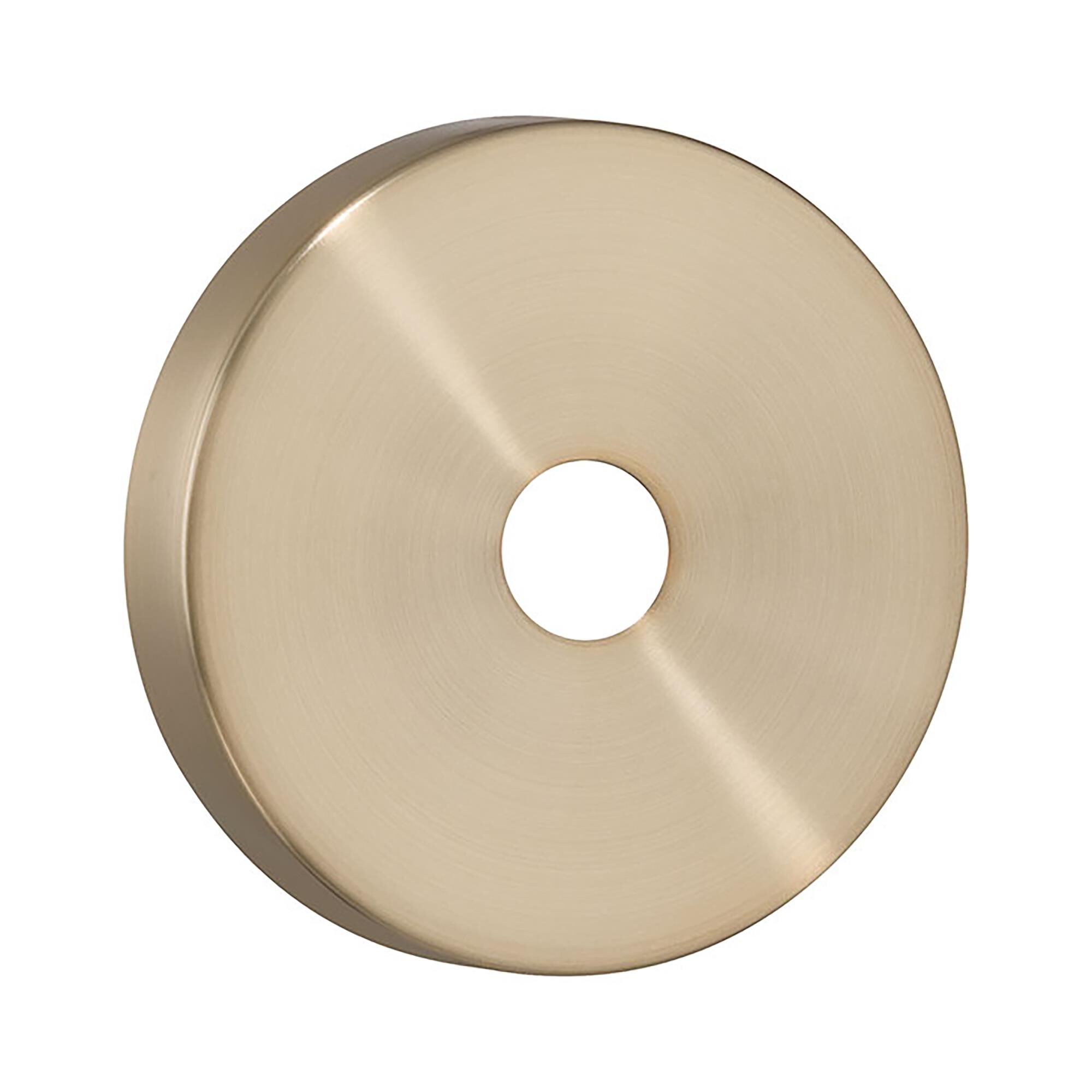 Shown in Modern Gold finish and White Frosted glass