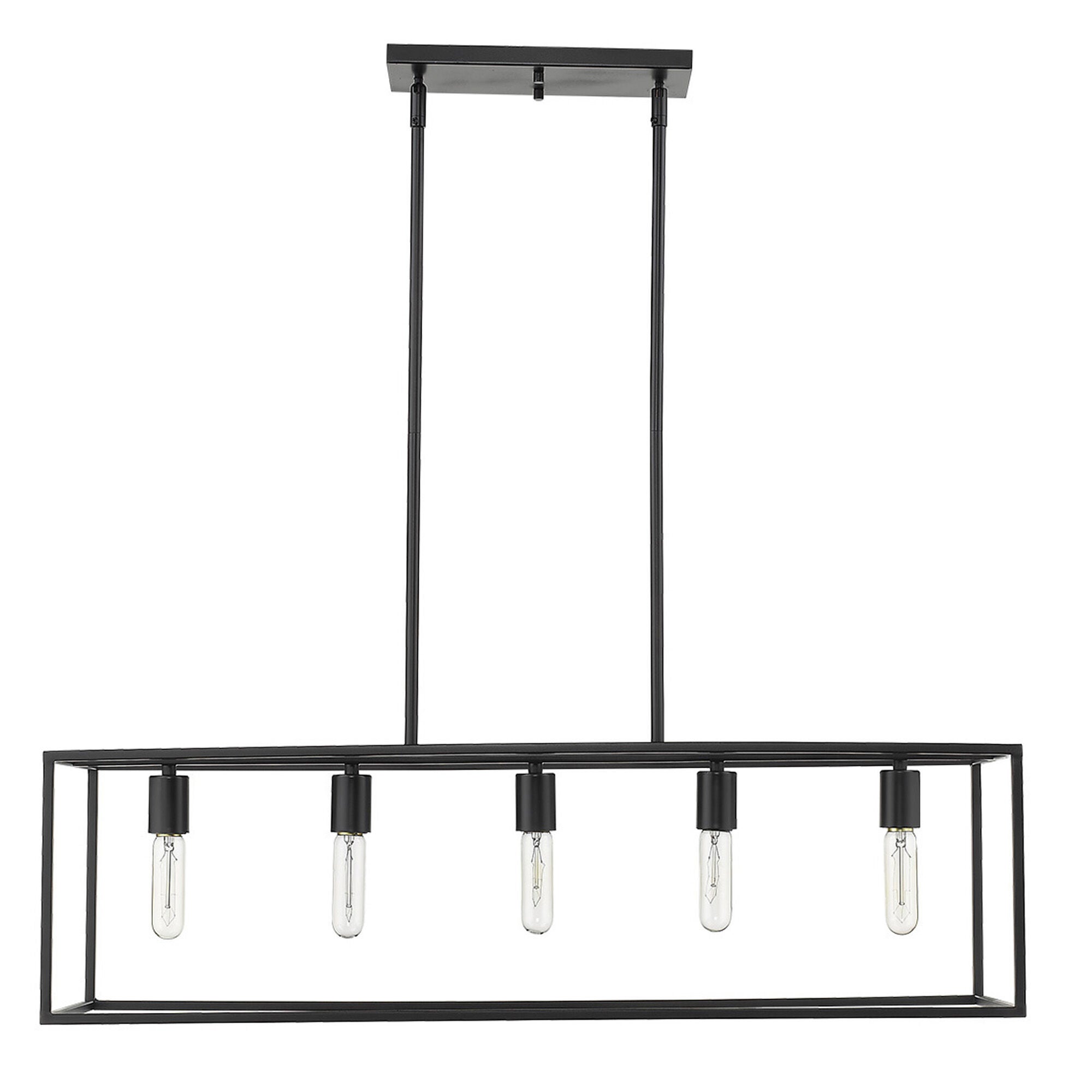 Shown in Matte Black finish and -- glass and -- shade