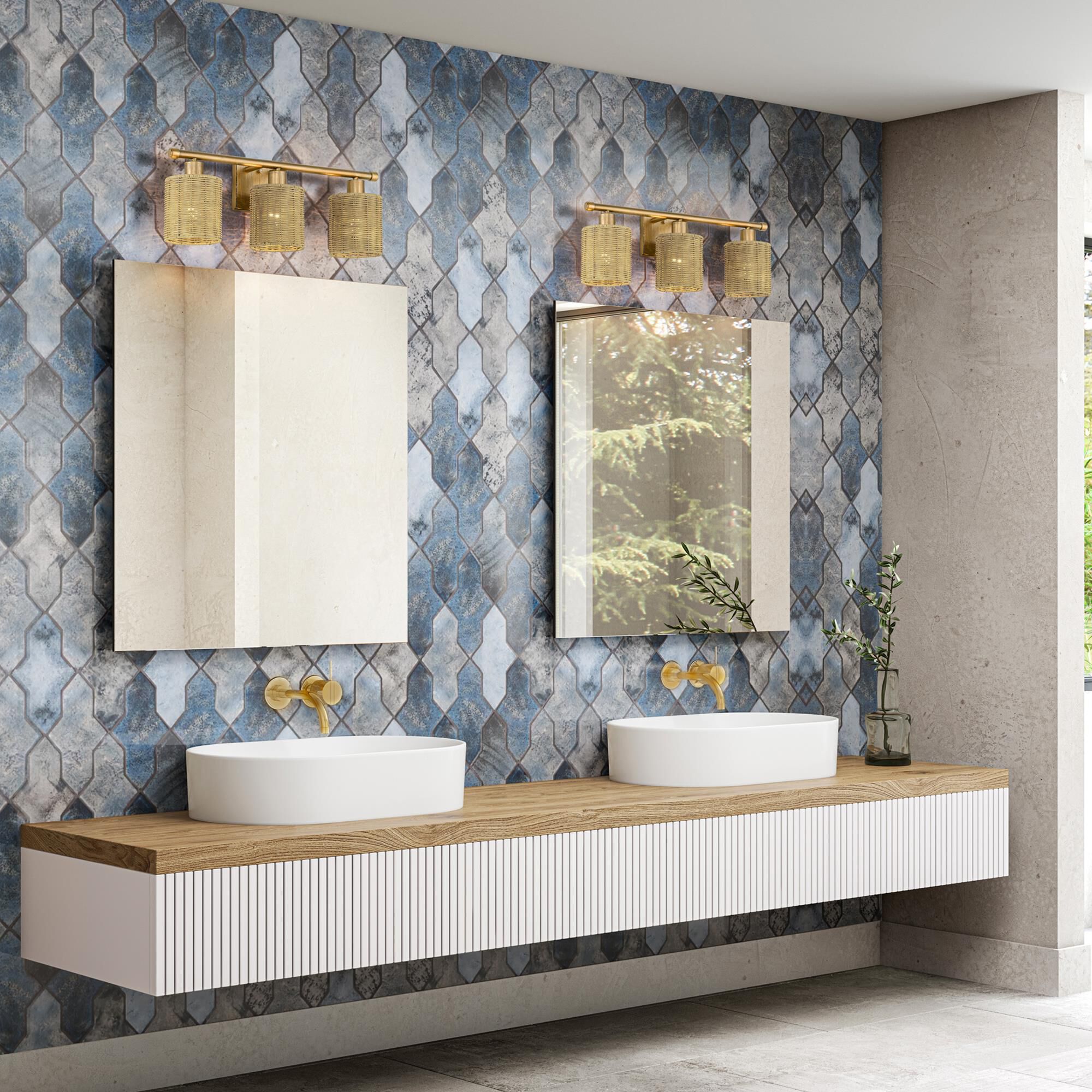 Weavington 24 Inch Bath Vanity Light by Livex Lighting