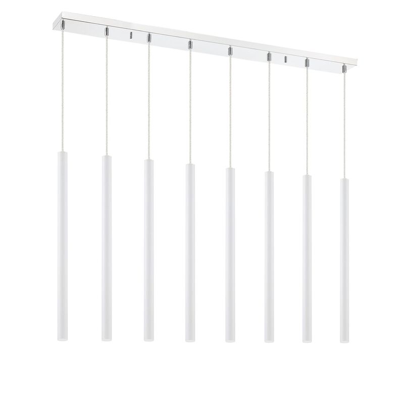 Forest 44 Inch 8 Light LED Linear Suspension Light by Z-Lite