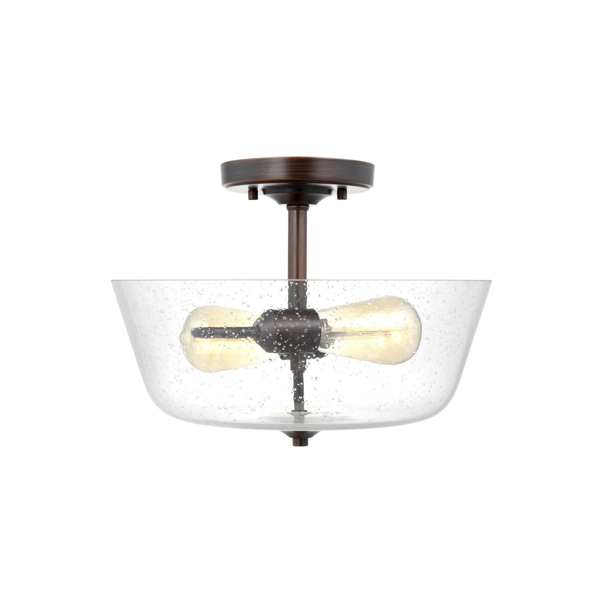 Belton 15 Inch 2 Light Semi Flush Mount by Generation Lighting