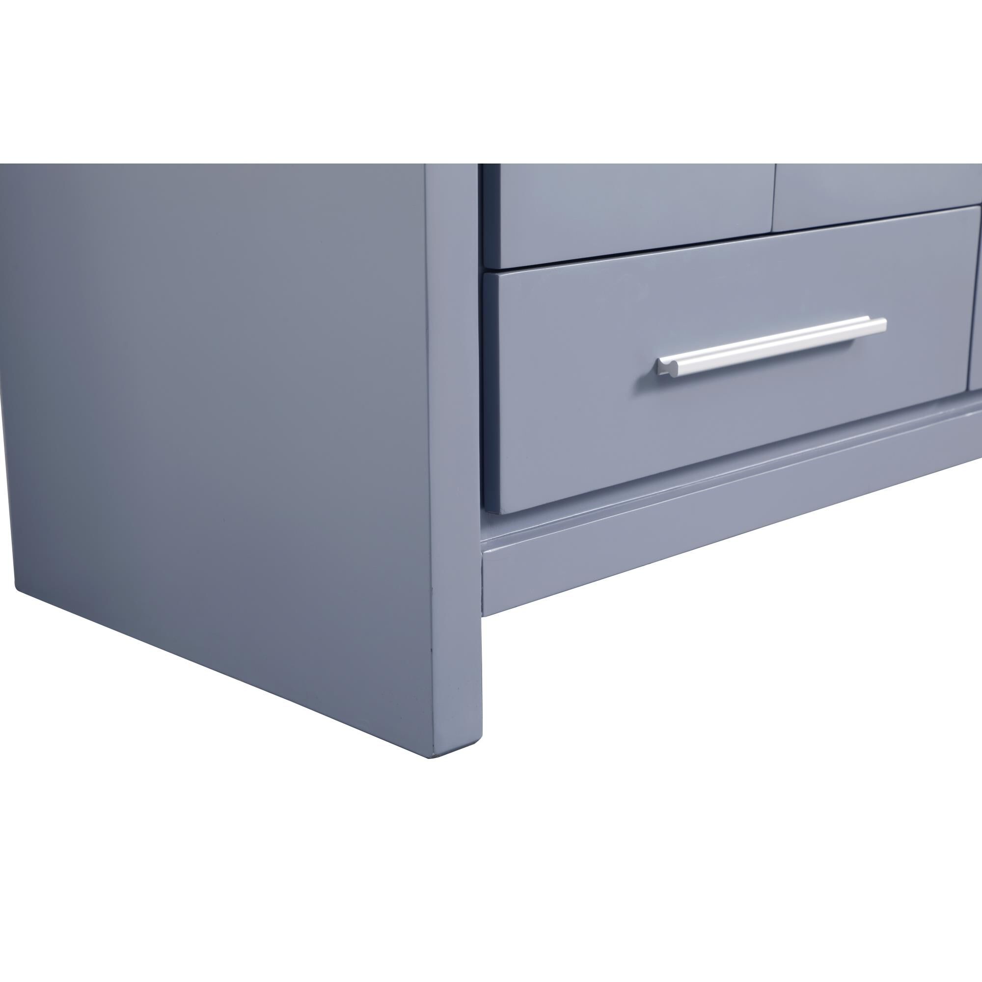 Shown in Grey finish