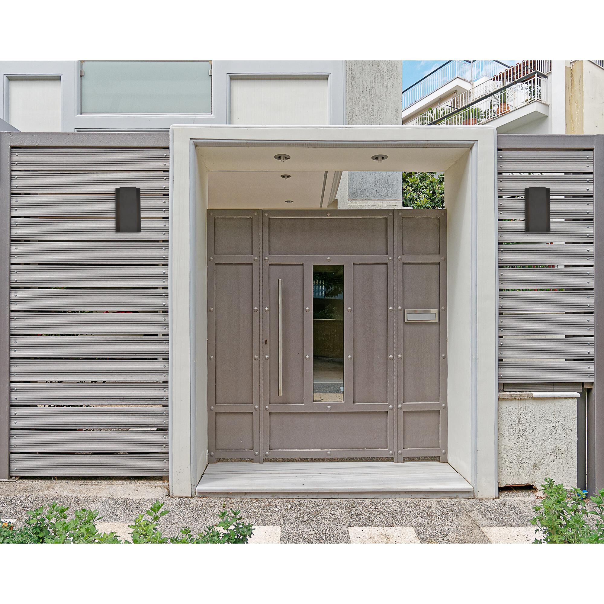 Elegant Lighting Raine 12 Inch Tall LED Outdoor Wall Light