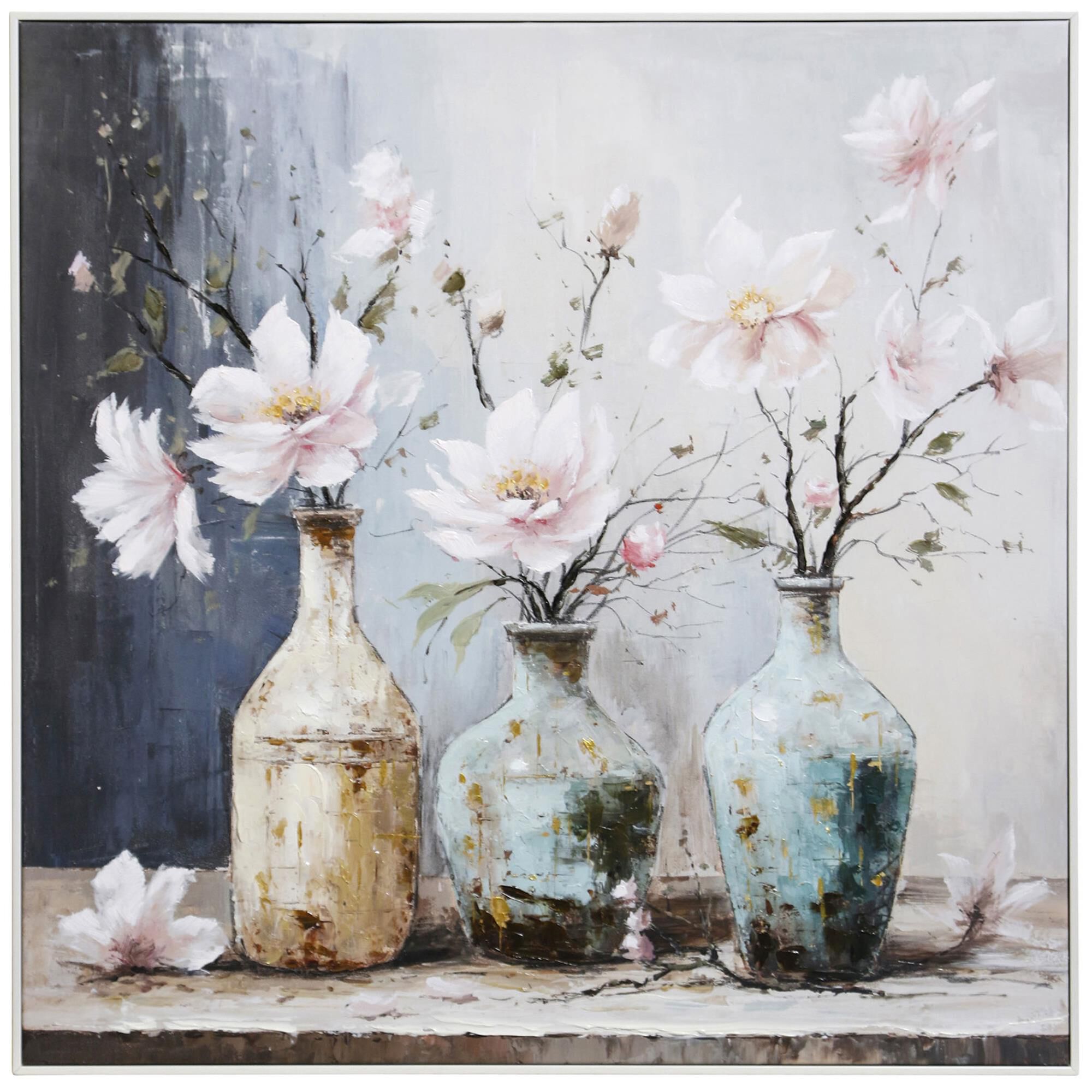 Floral Still Life 30 Inch Alternative Wall Art by Stylecraft