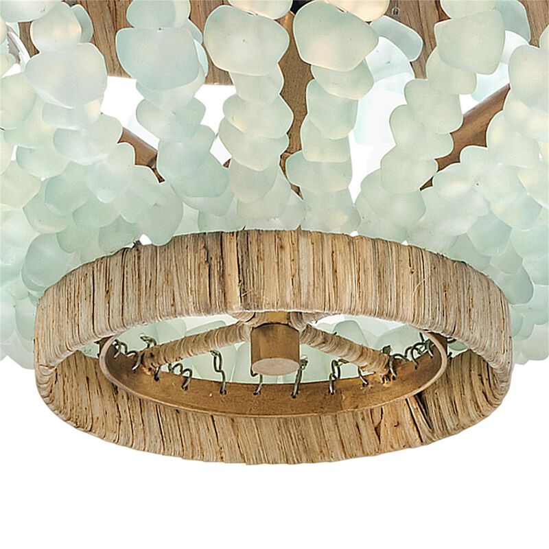 Dune 16 Inch 4 Light LED Semi Flush Mount by Fredrick Ramond