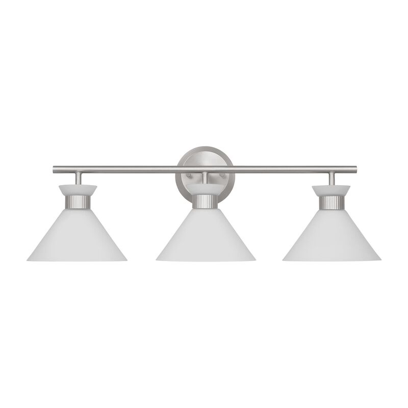 Drew & Jonathan Belcarra 27 Inch 3 Light Bath Vanity Light by Visual Comfort Studio