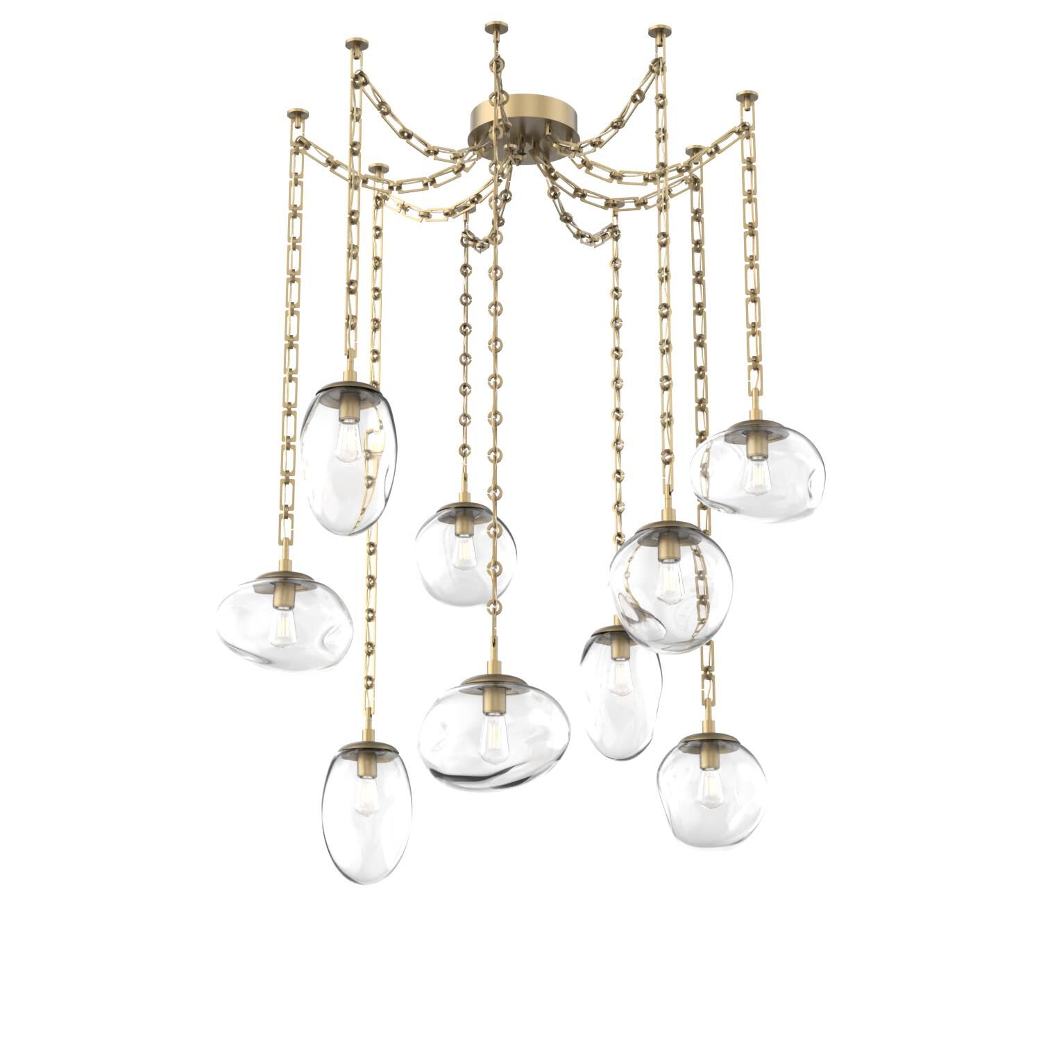 Levi Wilson Cosmos 17 Inch Multi Pendant Light by Hammerton Studio
