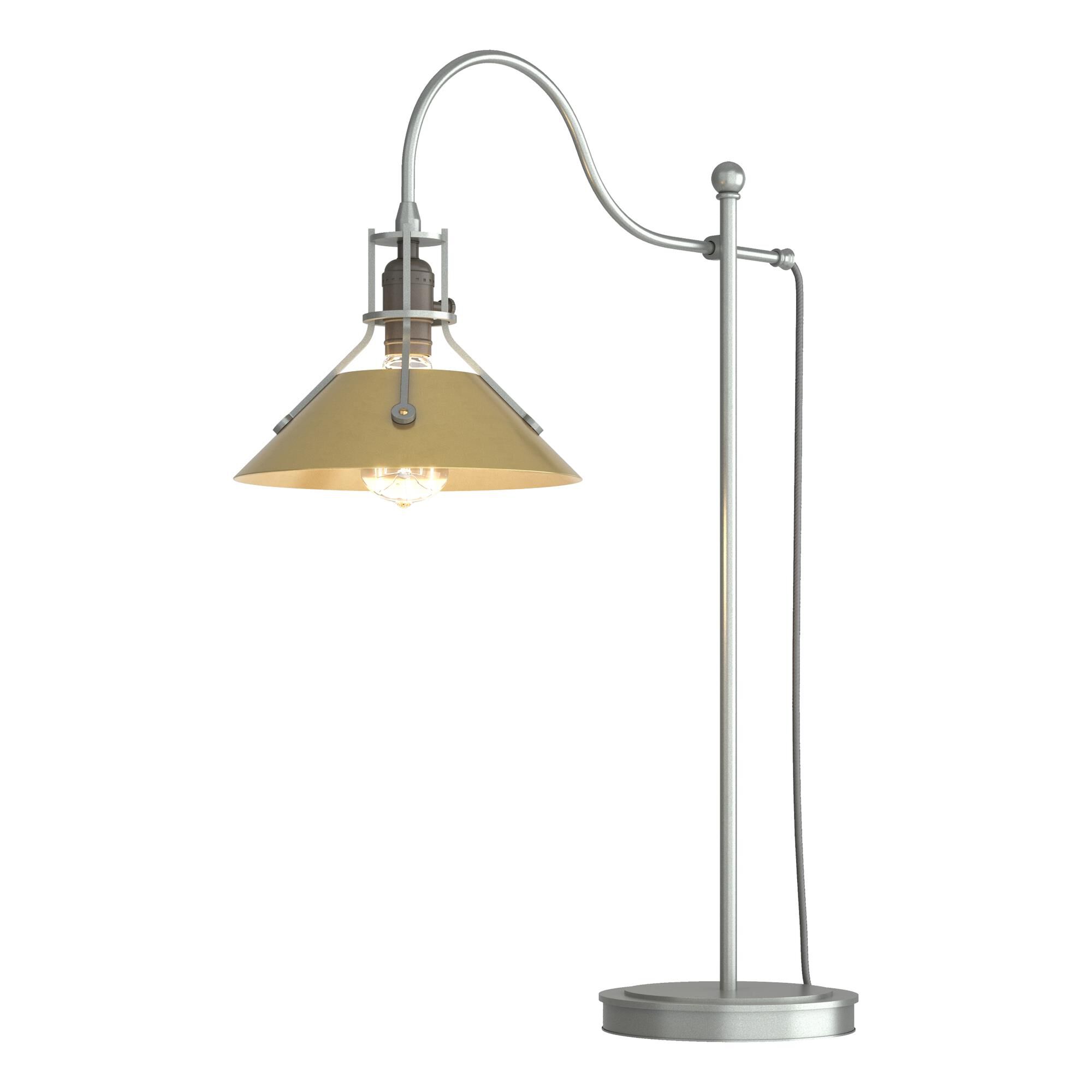 Shown in Vintage Platinum finish and Modern Brass (86) accent