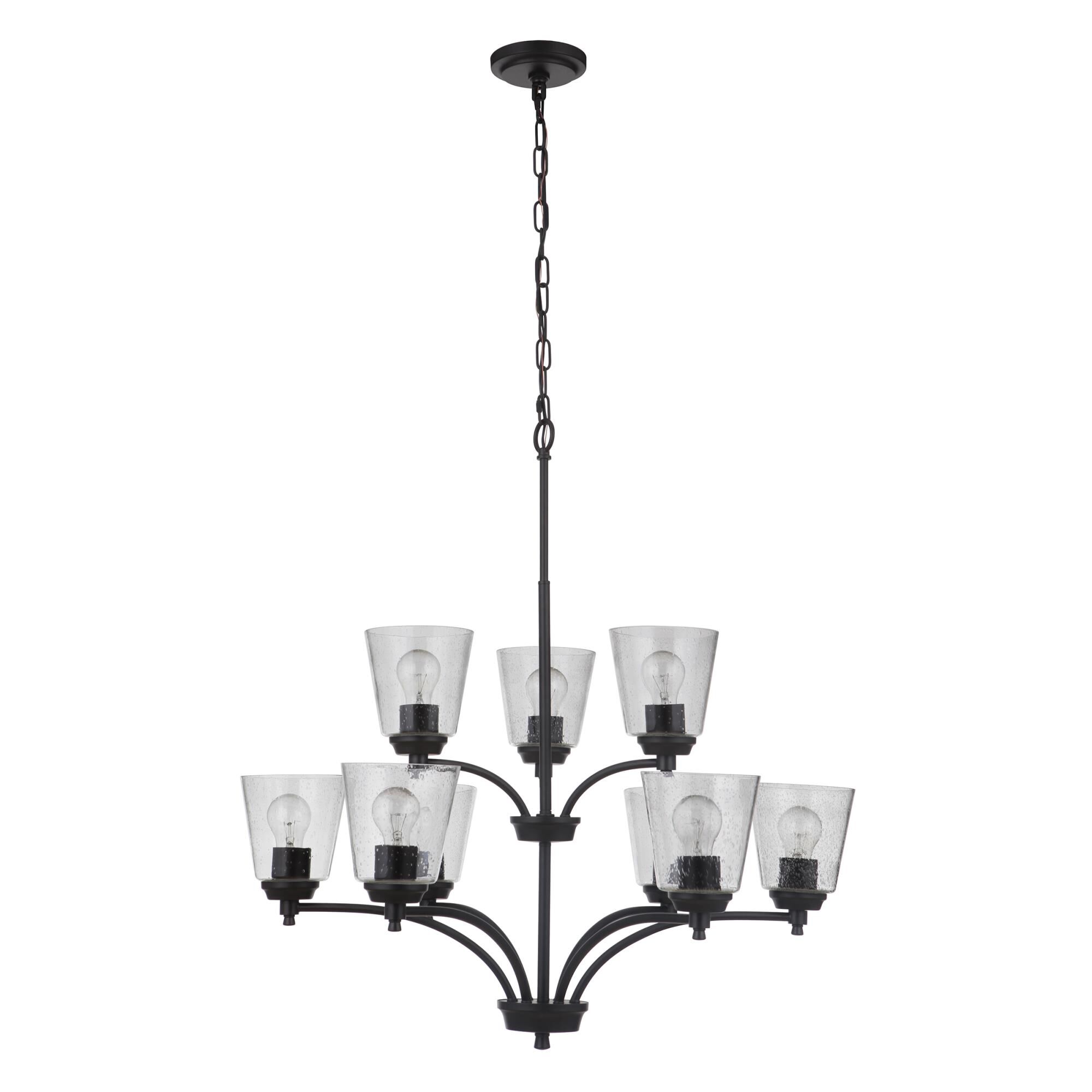 Tyler 31 Inch 9 Light Chandelier by Craftmade