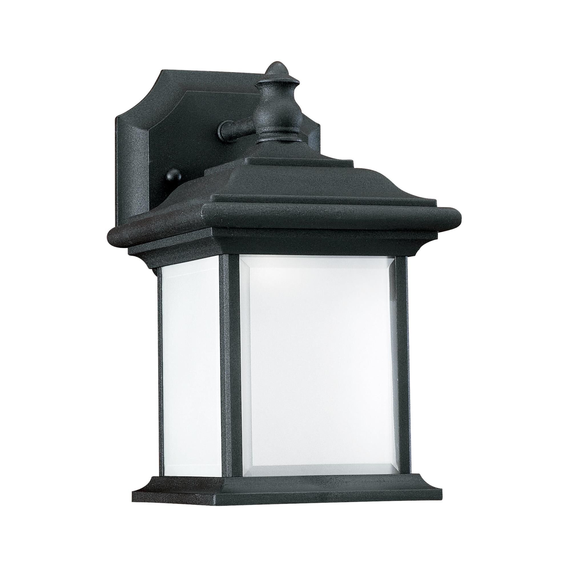 Shown in Black finish and Frosted  Panels glass and Frosted Glass Panels shade