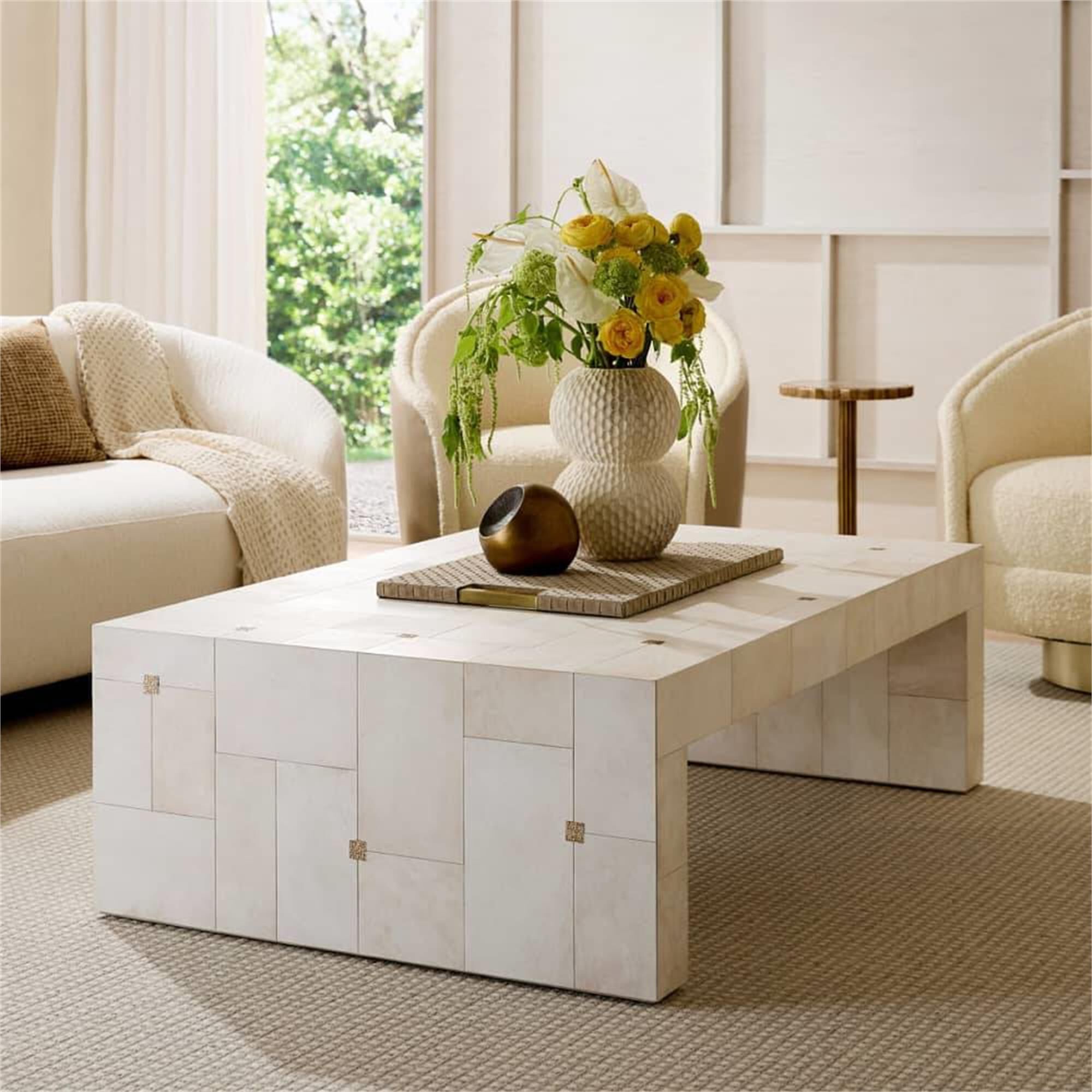 Madelyn 56 Inch Coffee Table,