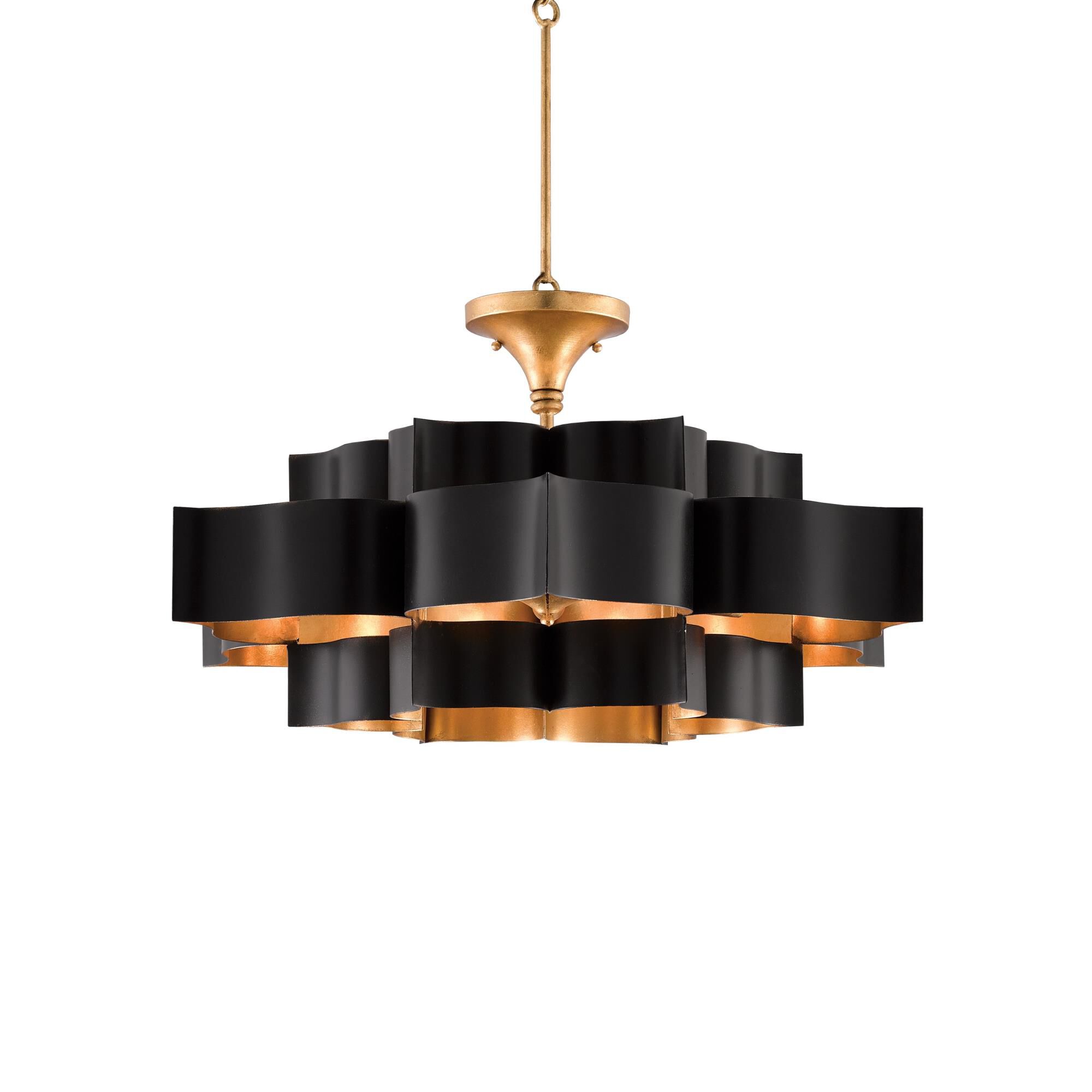 Grand Lotus Large Pendant by Currey and Company