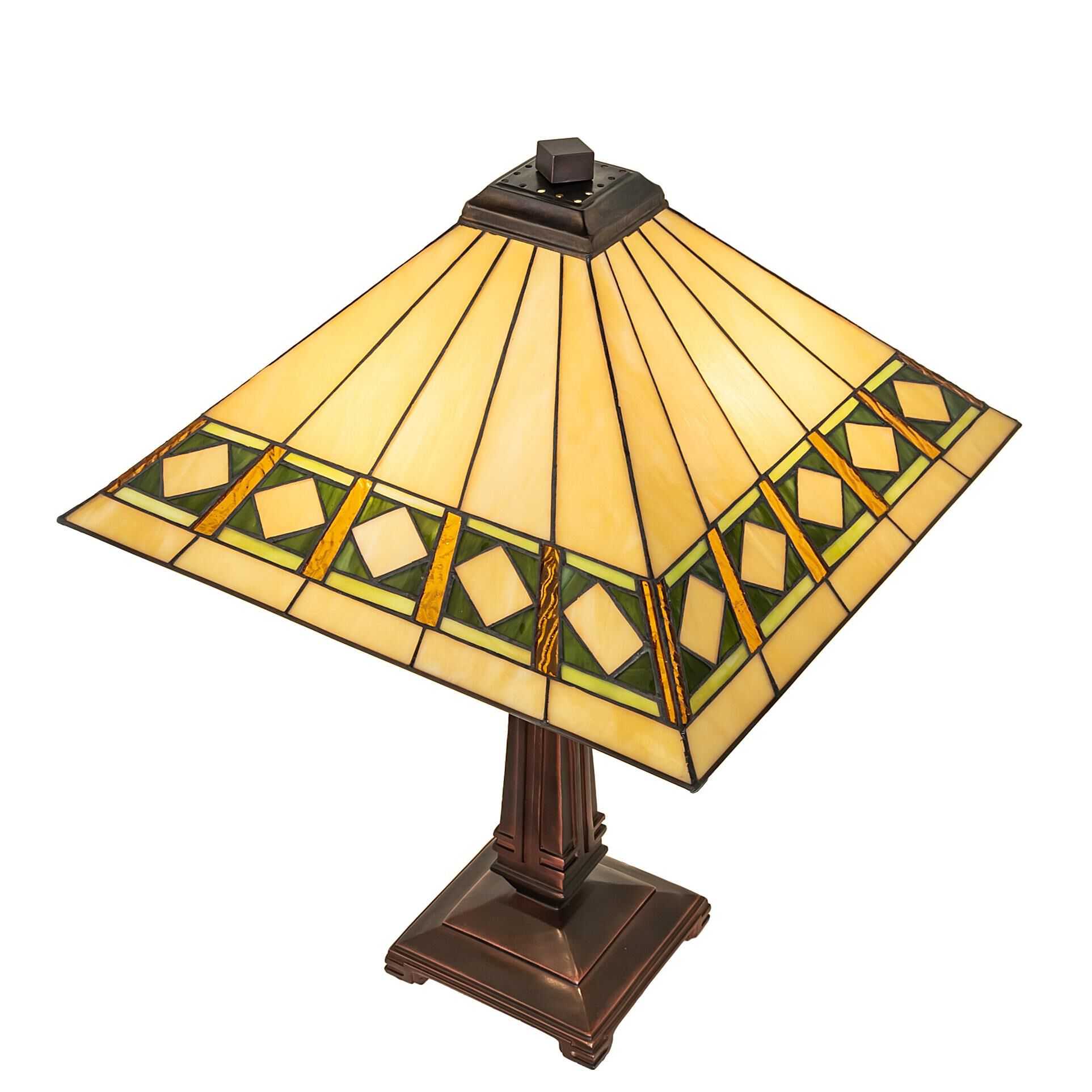 Diamond Band Mission 23 Inch Table Lamp by Meyda Lighting