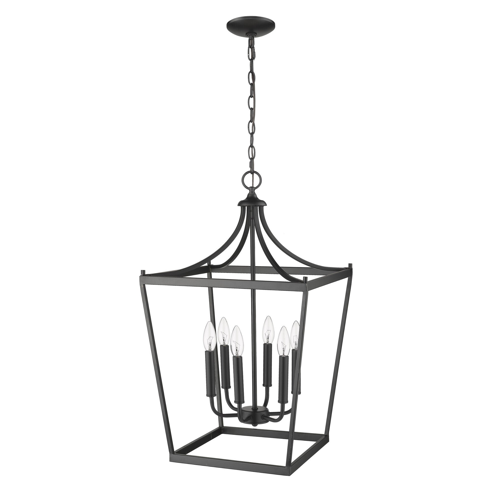 Shown in Matte Black finish and -- glass and -- shade