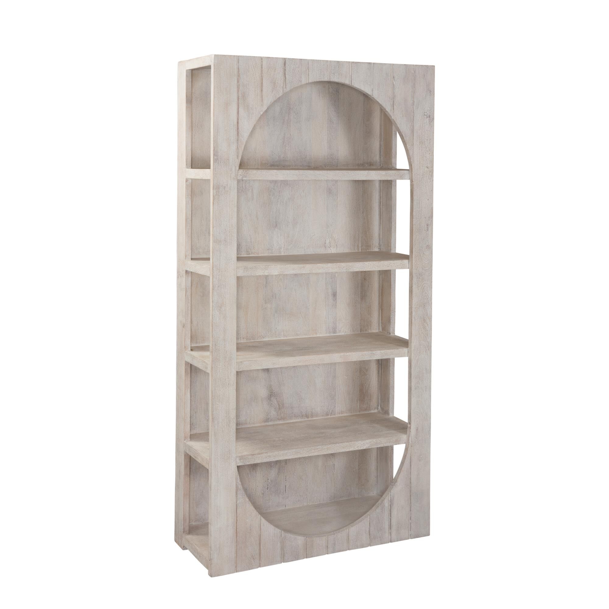 Bali 77 Inch Book Case by Bassett Mirror Company