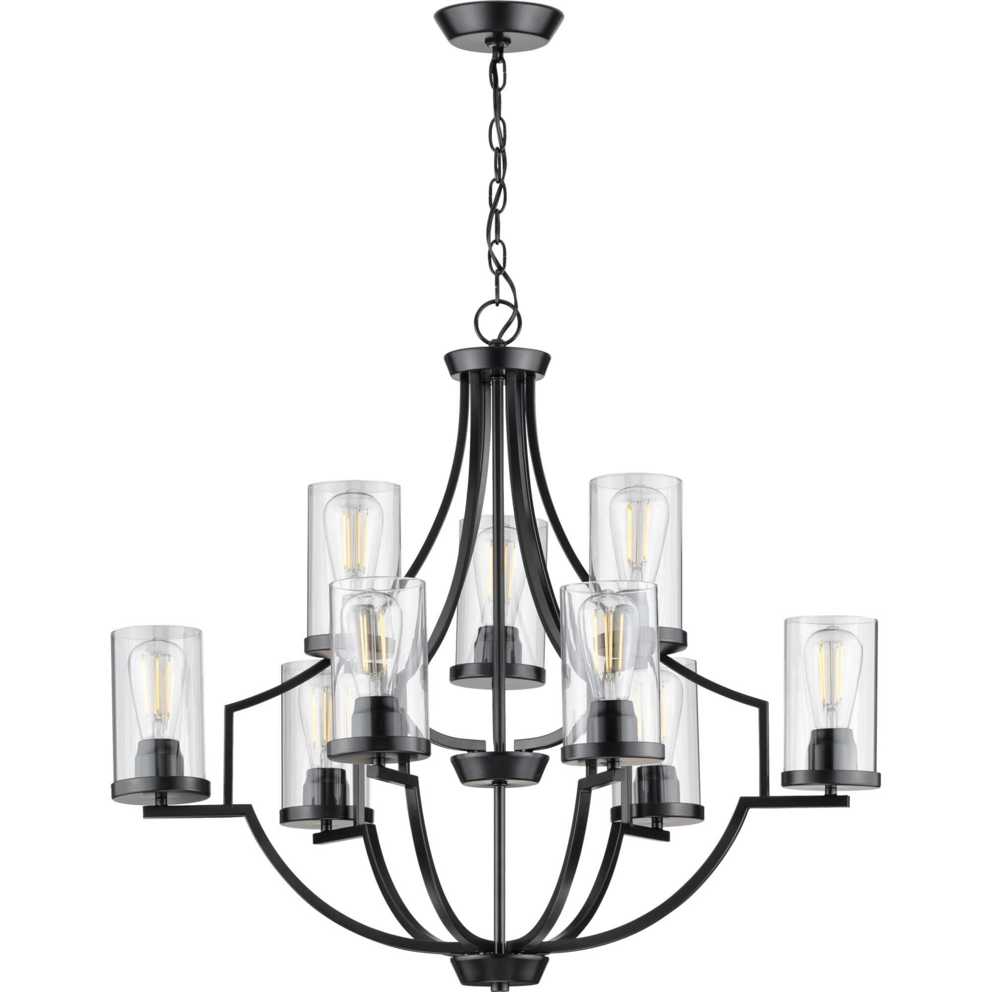 Lassiter 32 Inch 9 Light Chandelier by Progress Lighting