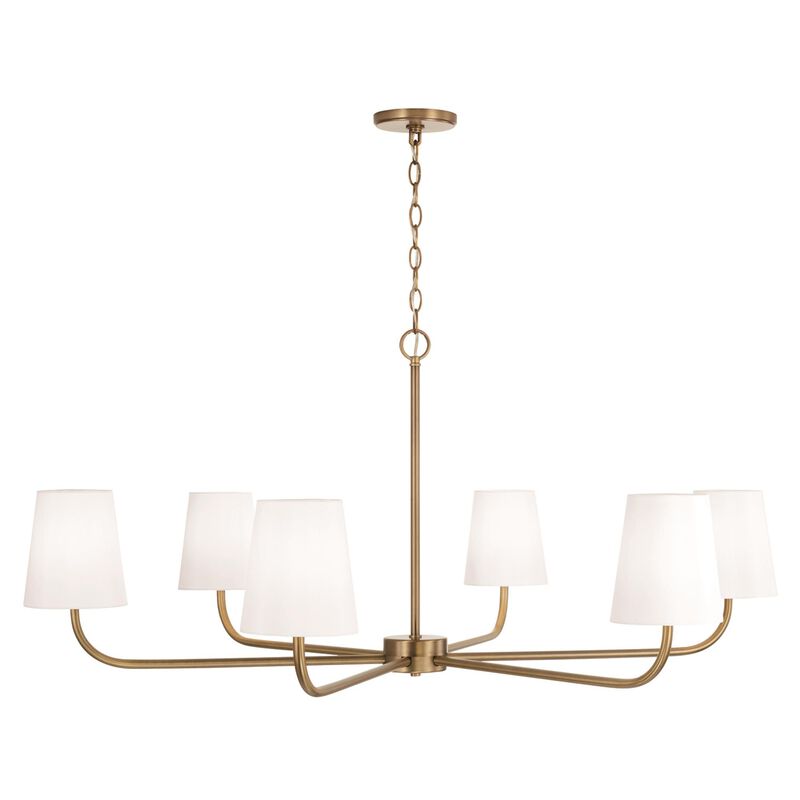 Brody 47 Inch 6 Light Chandelier by Capital Lighting Fixture Company