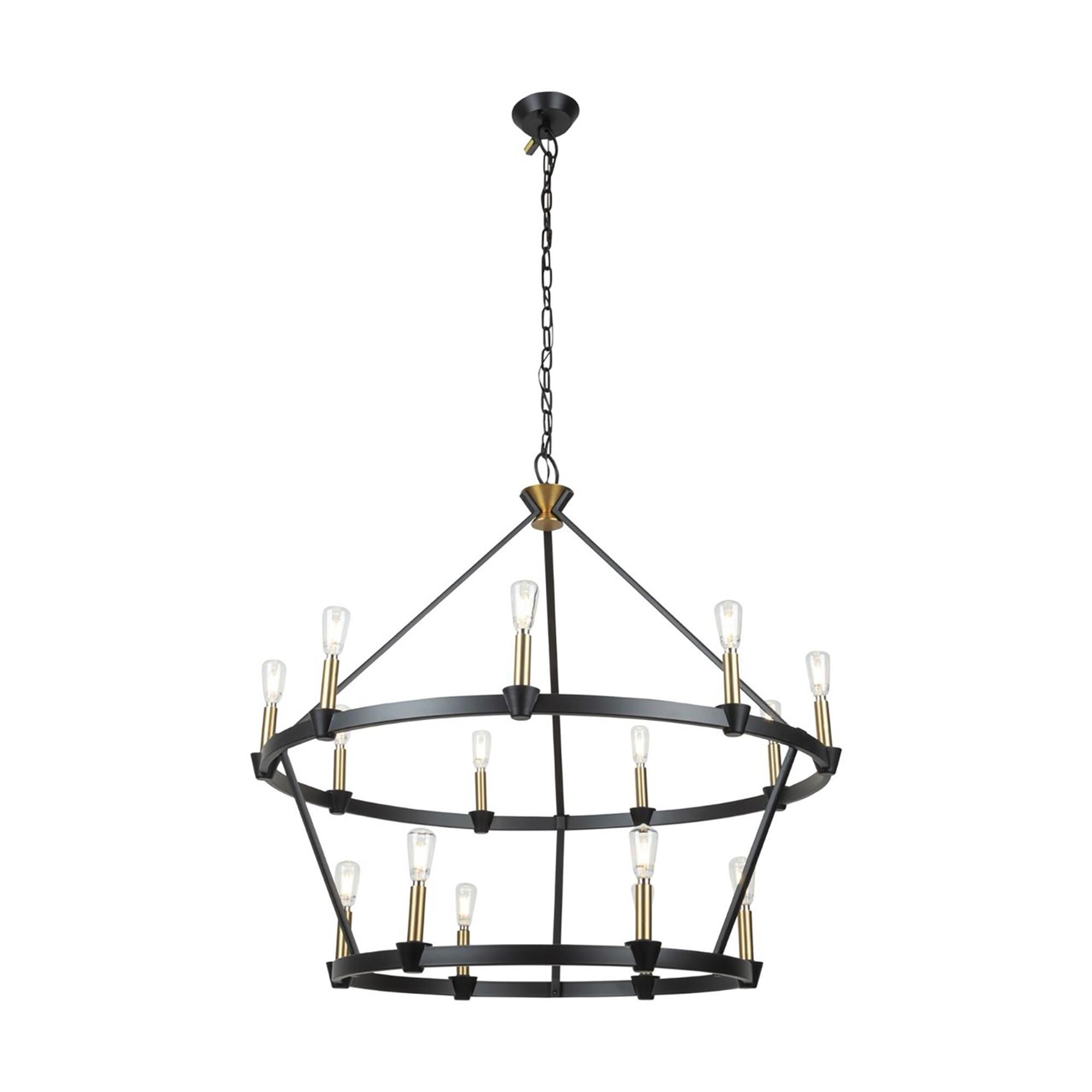 Kevin Kraemer Notting Hill 36 Inch 15 Light Chandelier,