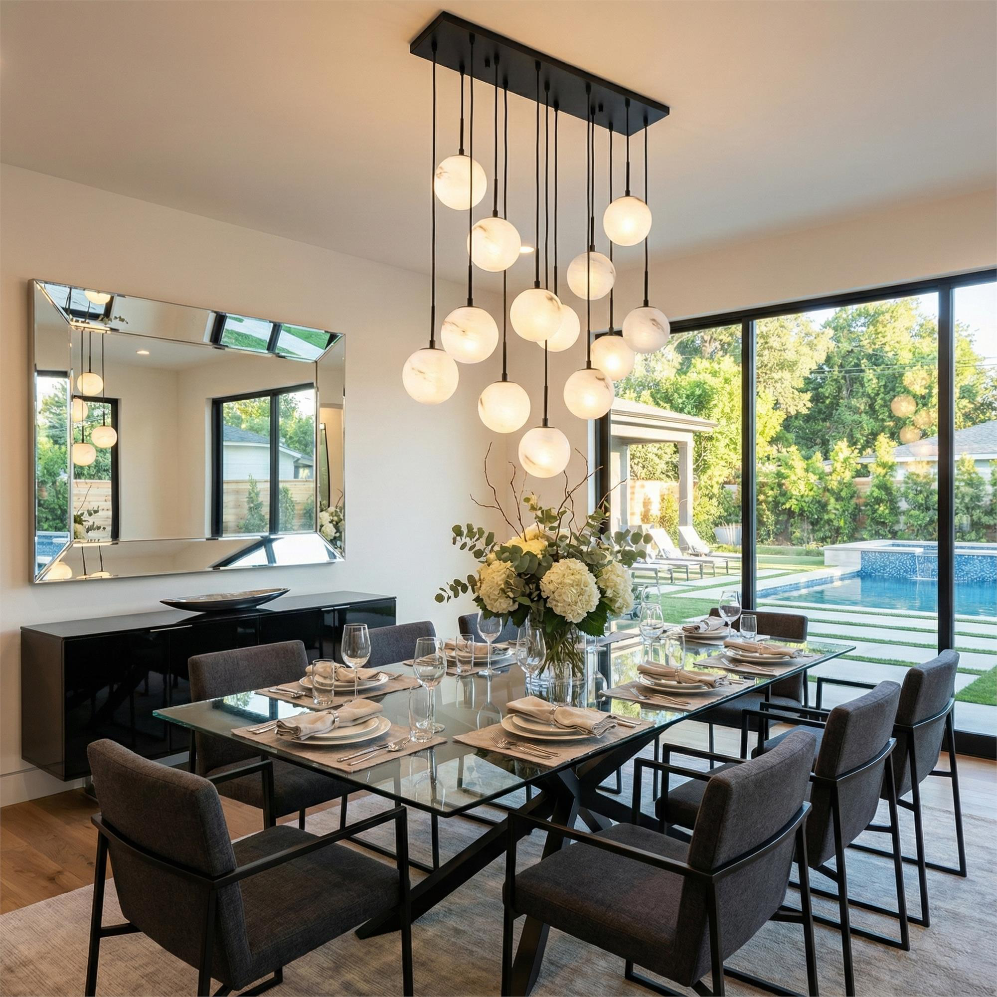Nightfall 35 Inch Linear Suspension Light,