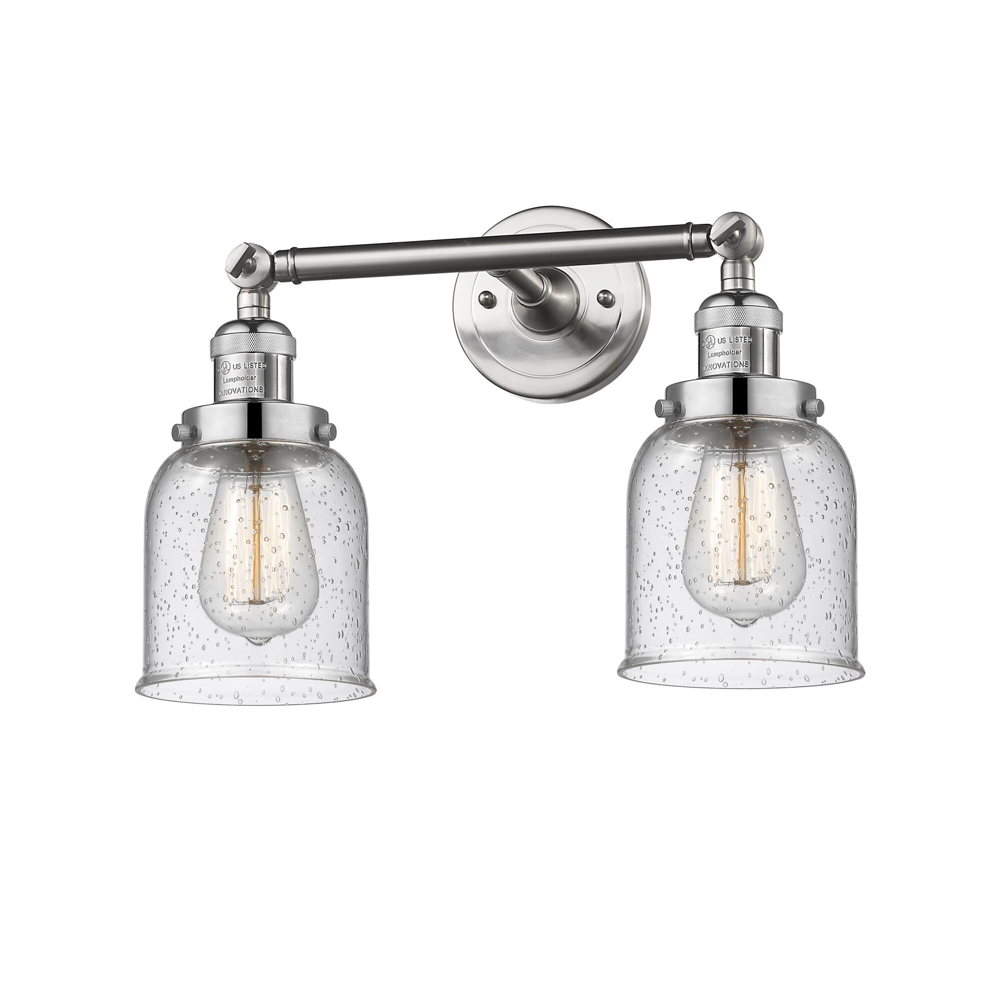 Bruno Marashlian Small Bell 16 Inch 2 Light Bath Vanity Light by Innovations Lighting