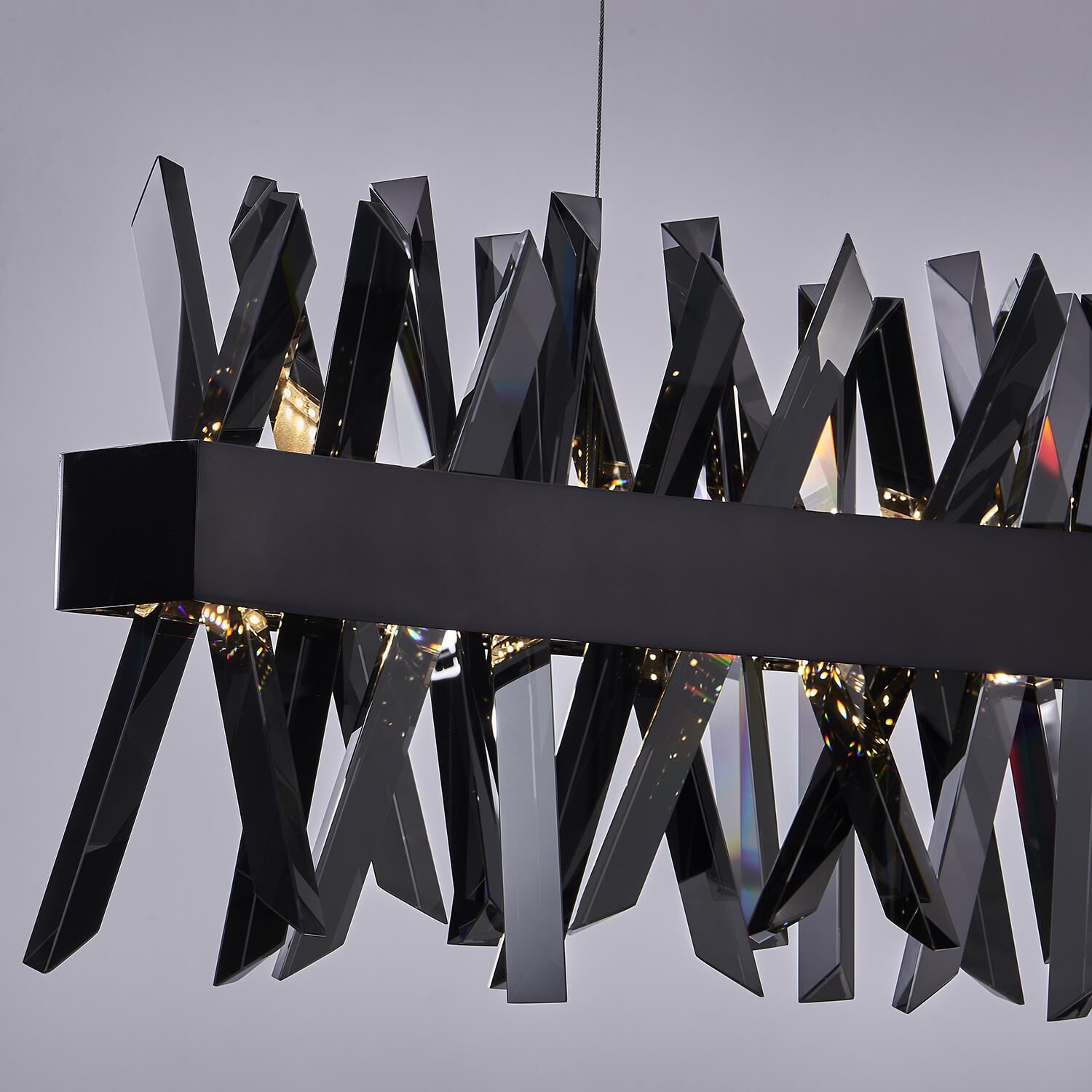 Glacier 60 Inch Linear Suspension Light by Allegri