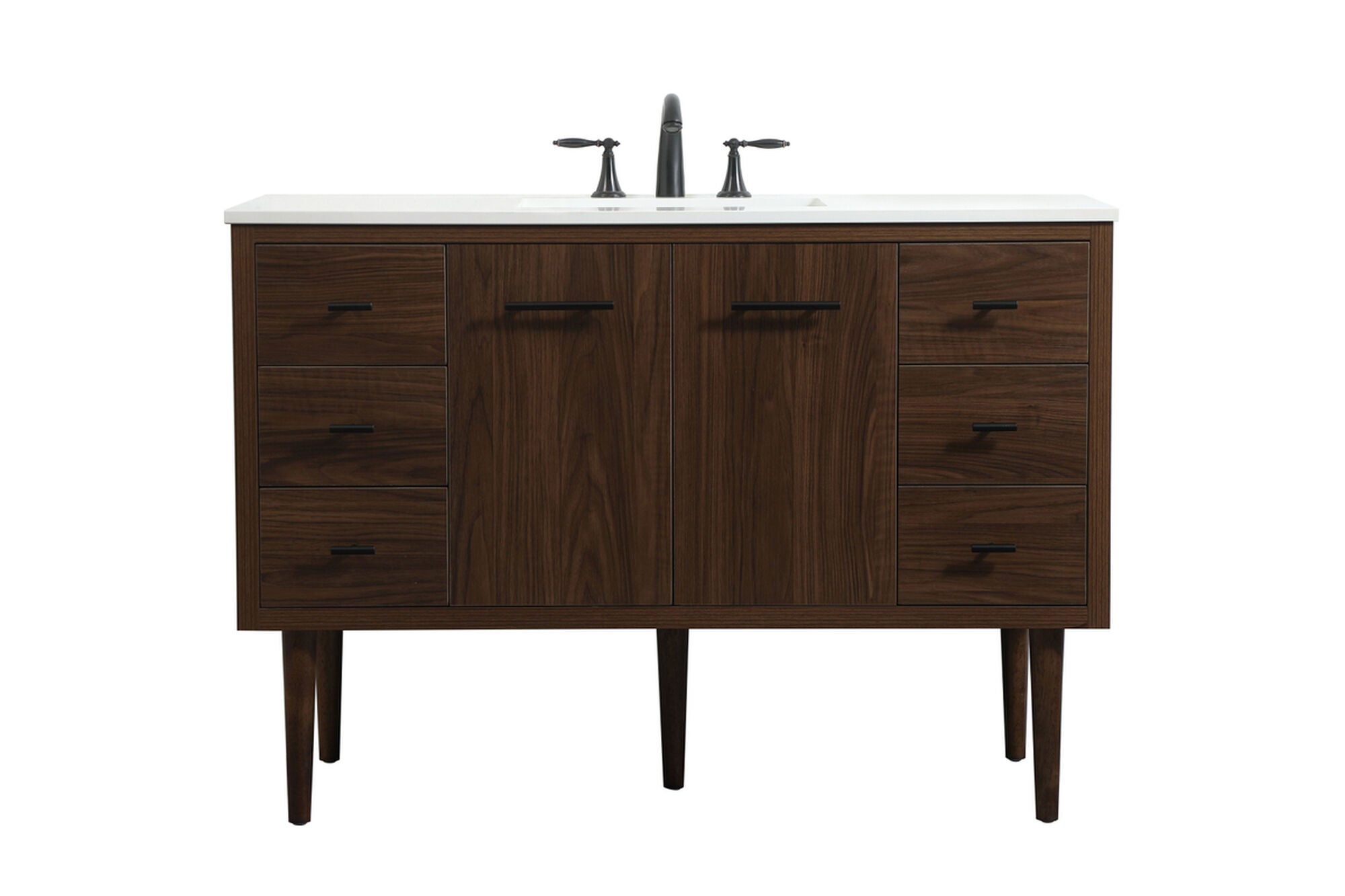 Shown in Walnut finish