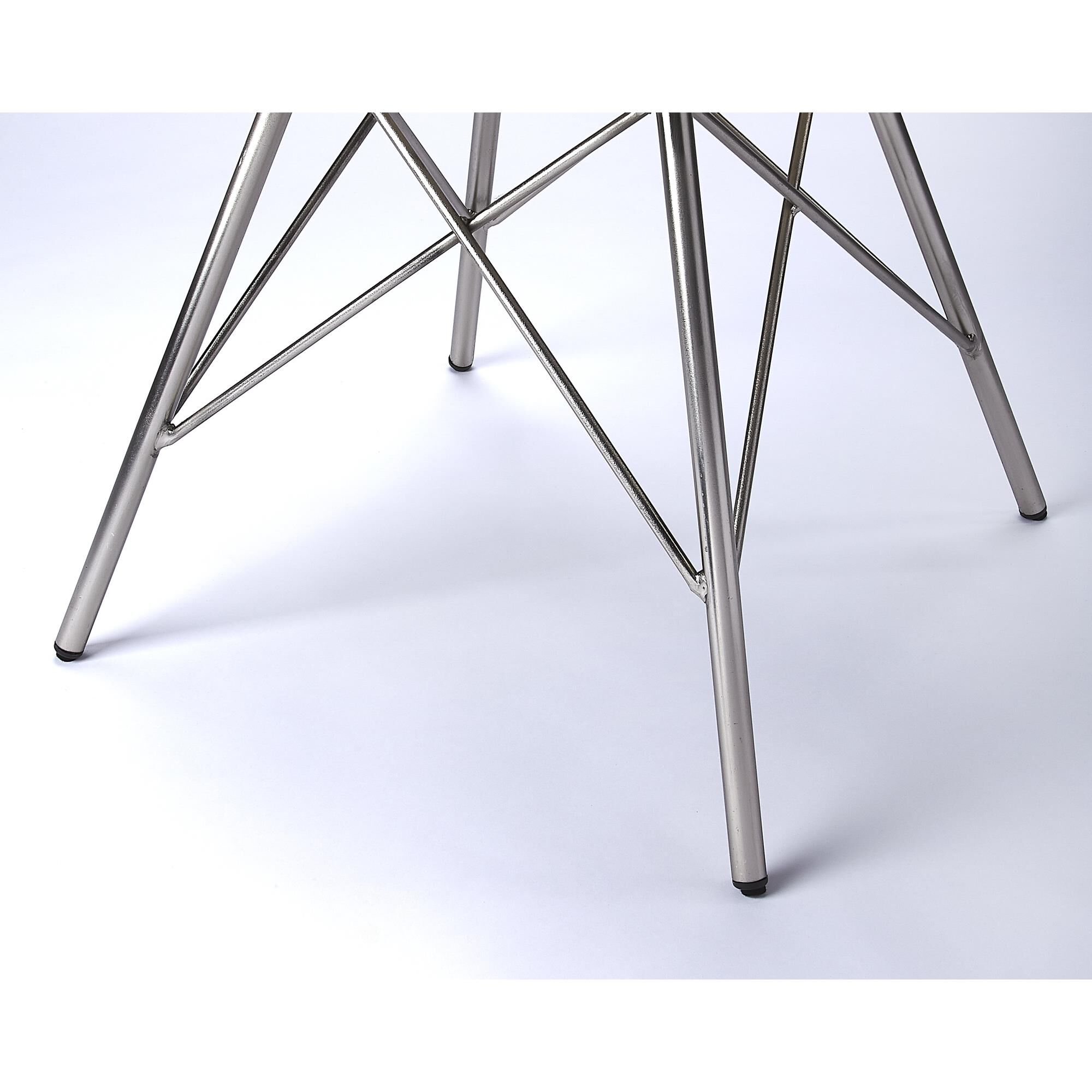 Shown in White Leather finish