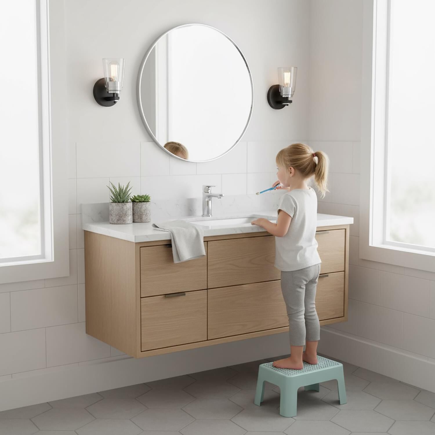 Shown in Black and Chrome finish