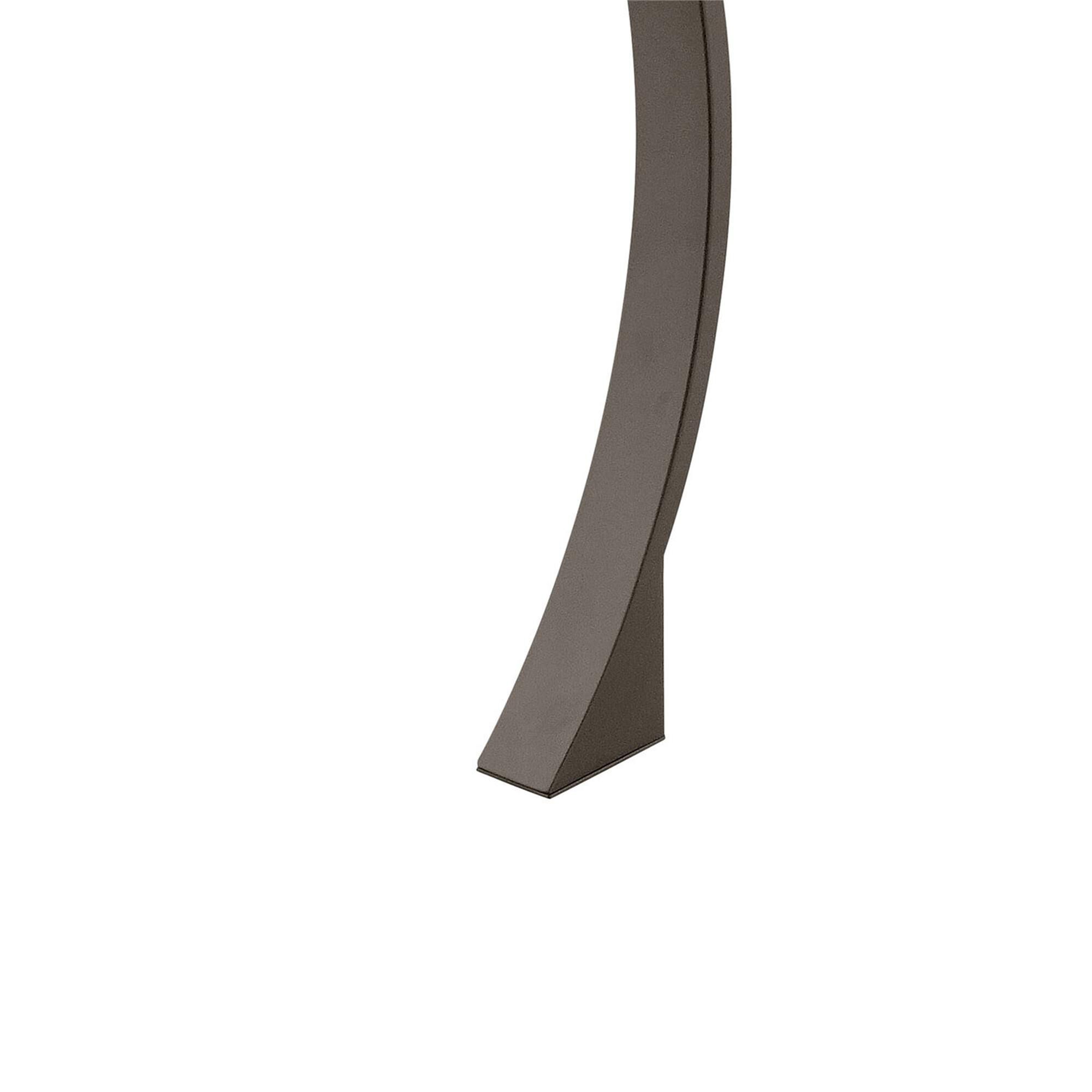 Shown in Bronze finish and Etched glass