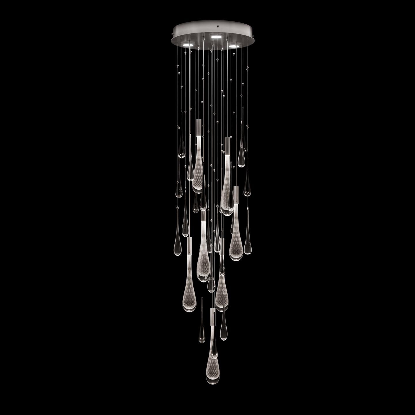 Rain 18 Inch Multi Light Pendant by Fine Art Handcrafted Lighting