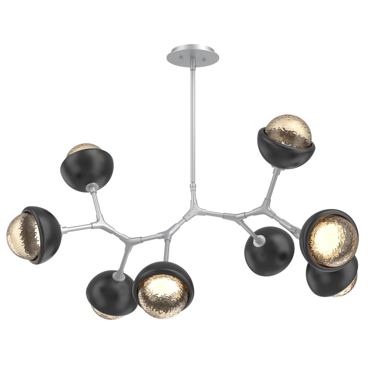 Levi Wilson Cabochon 38 Inch Linear Suspension Light by Hammerton Studio