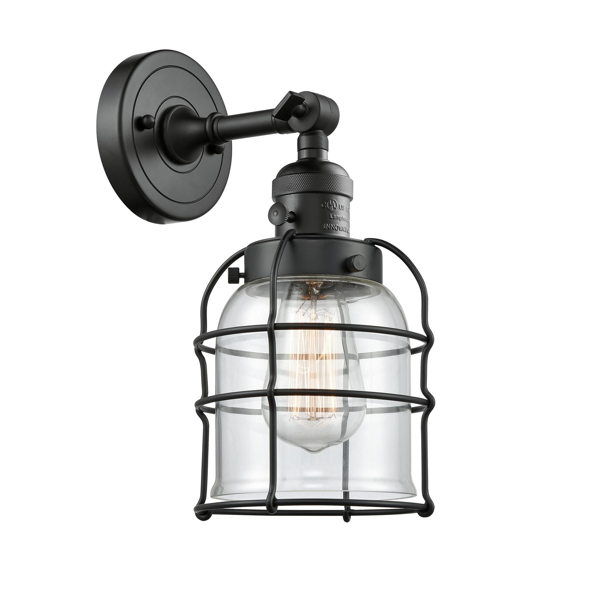 Shown in Matte Black finish and Clear glass