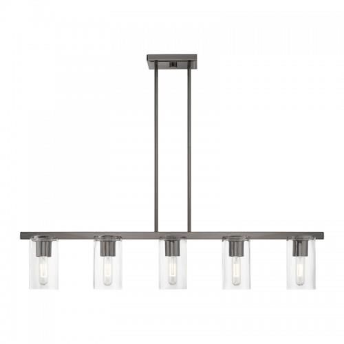 Clarion 42 Inch 5 Light Linear Suspension Light by Livex Lighting