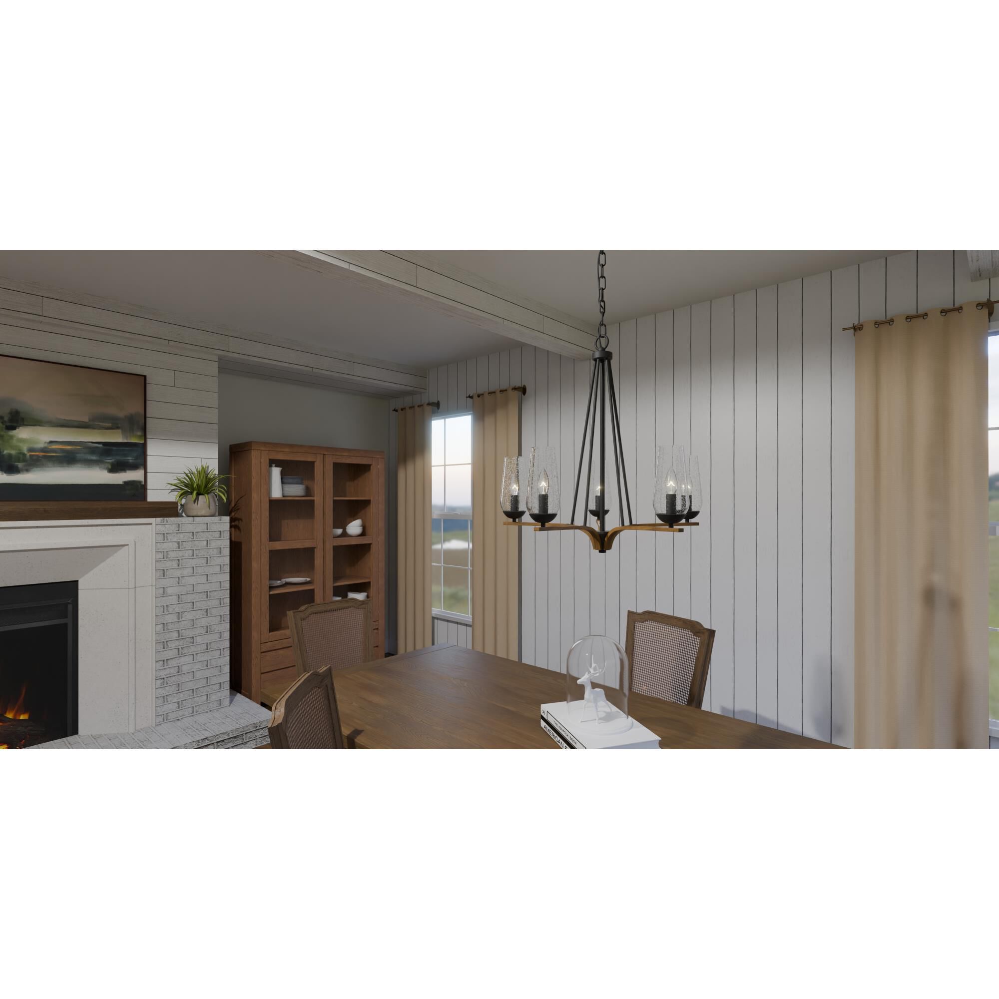 Rochester 25 Inch 5 Light Chandelier by Quoizel