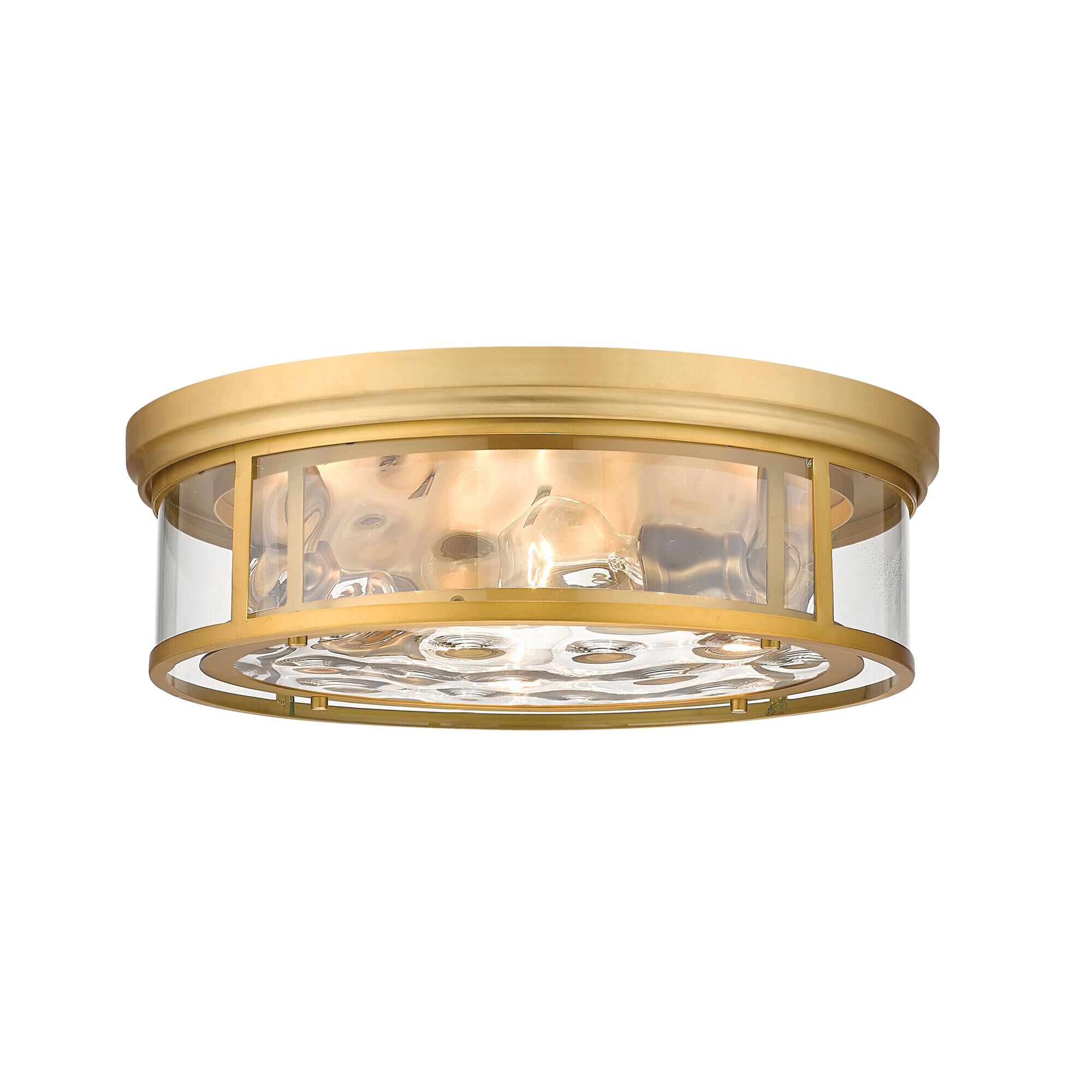 Shown in Olde Brass finish and Glass shade