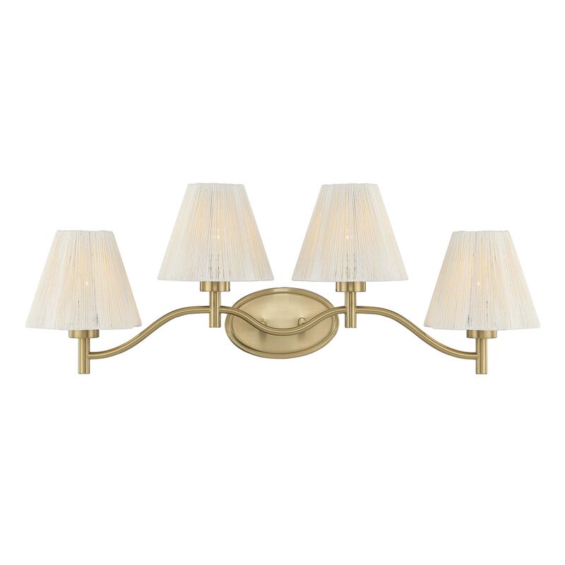 Breegan Jane Rosa 34 Inch 4 Light Bath Vanity Light by Savoy House