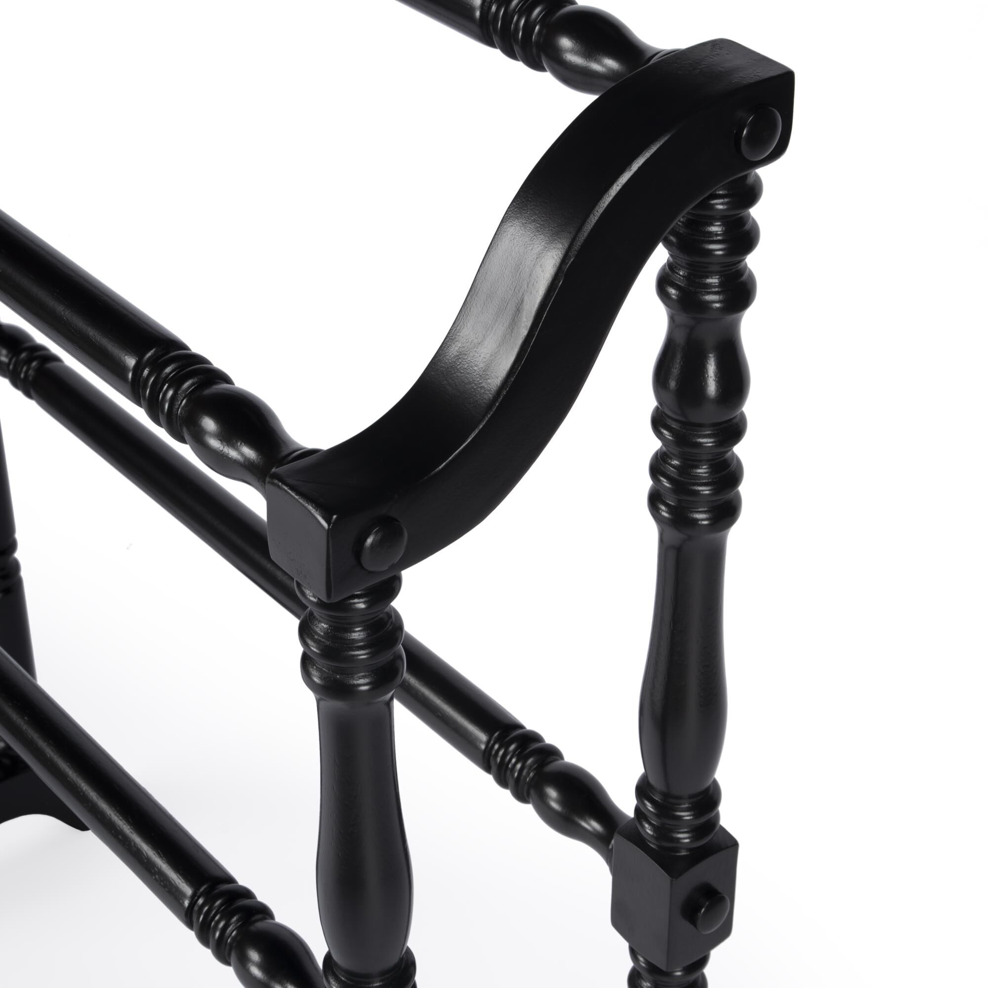 Shown in Black Licorice finish