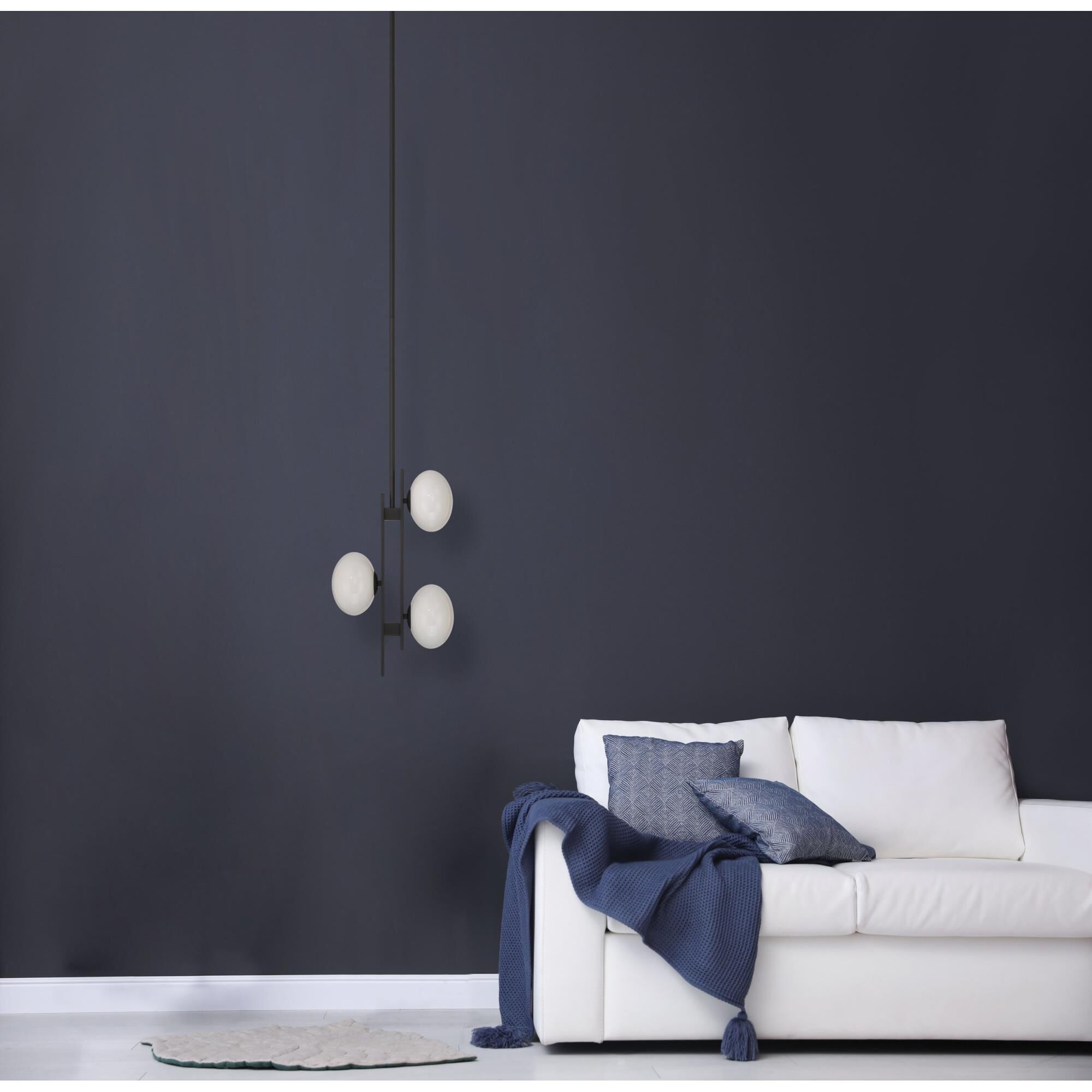 Shown in Matte Black finish and Opal glass