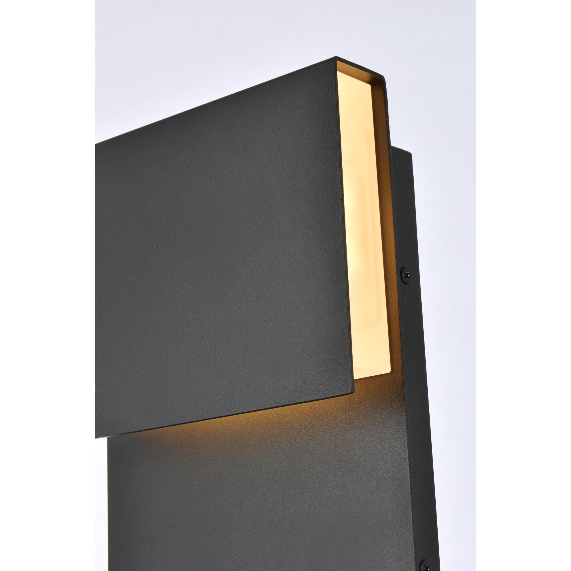 Elegant Lighting Raine 11 Inch Tall LED Outdoor Wall Light