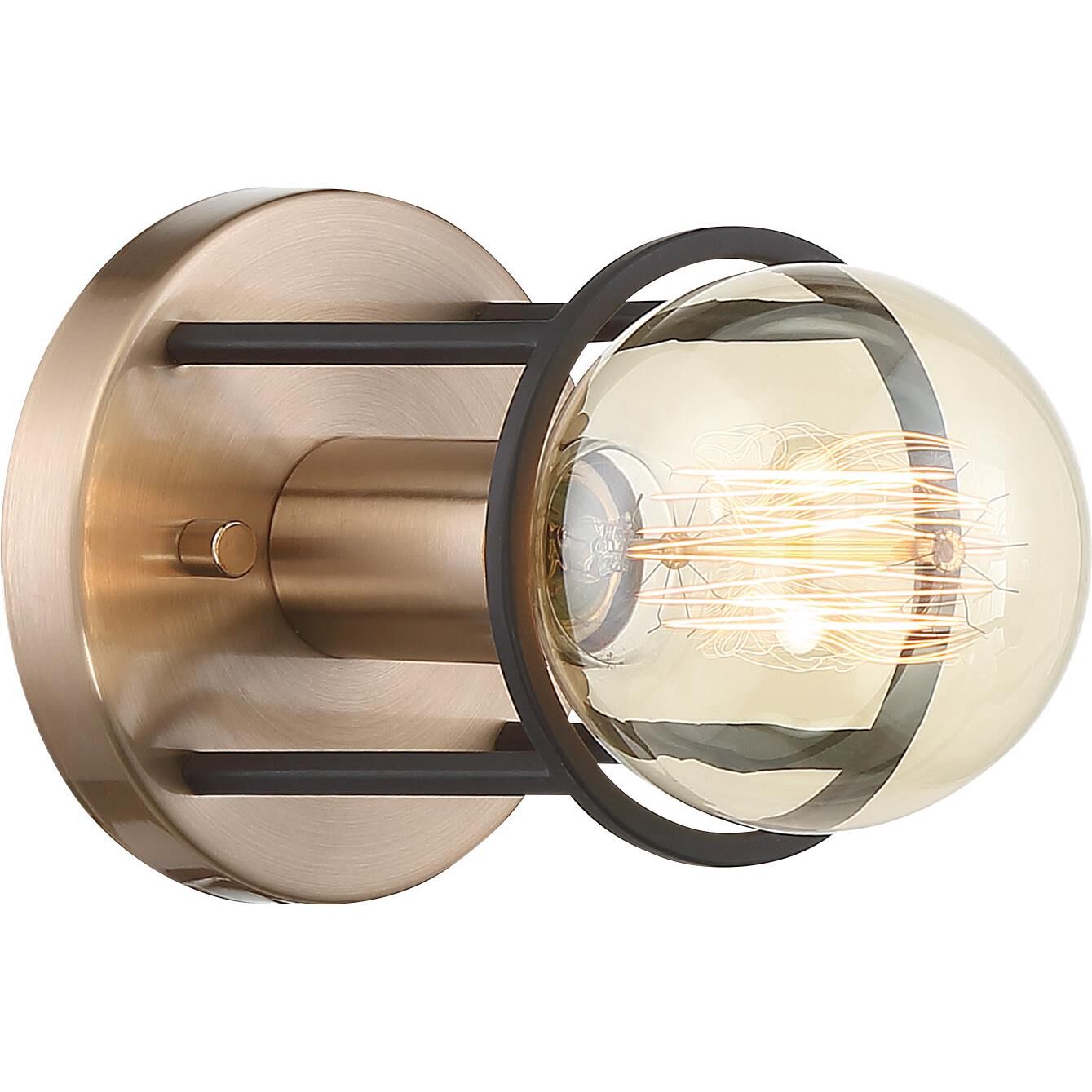 Shown in Copper Brushed Brass - Matte Black finish