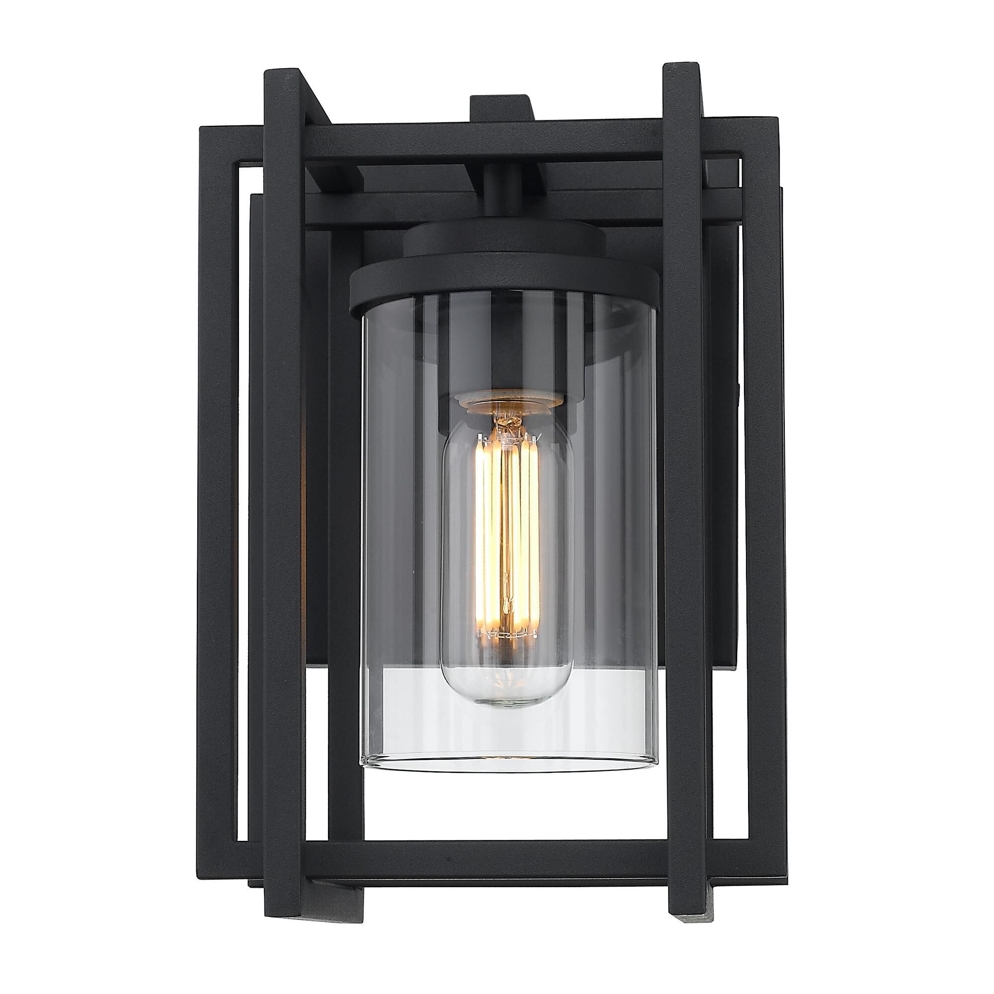 Tribeca 11 Inch Tall 1 Light Outdoor Wall Light by Golden Lighting