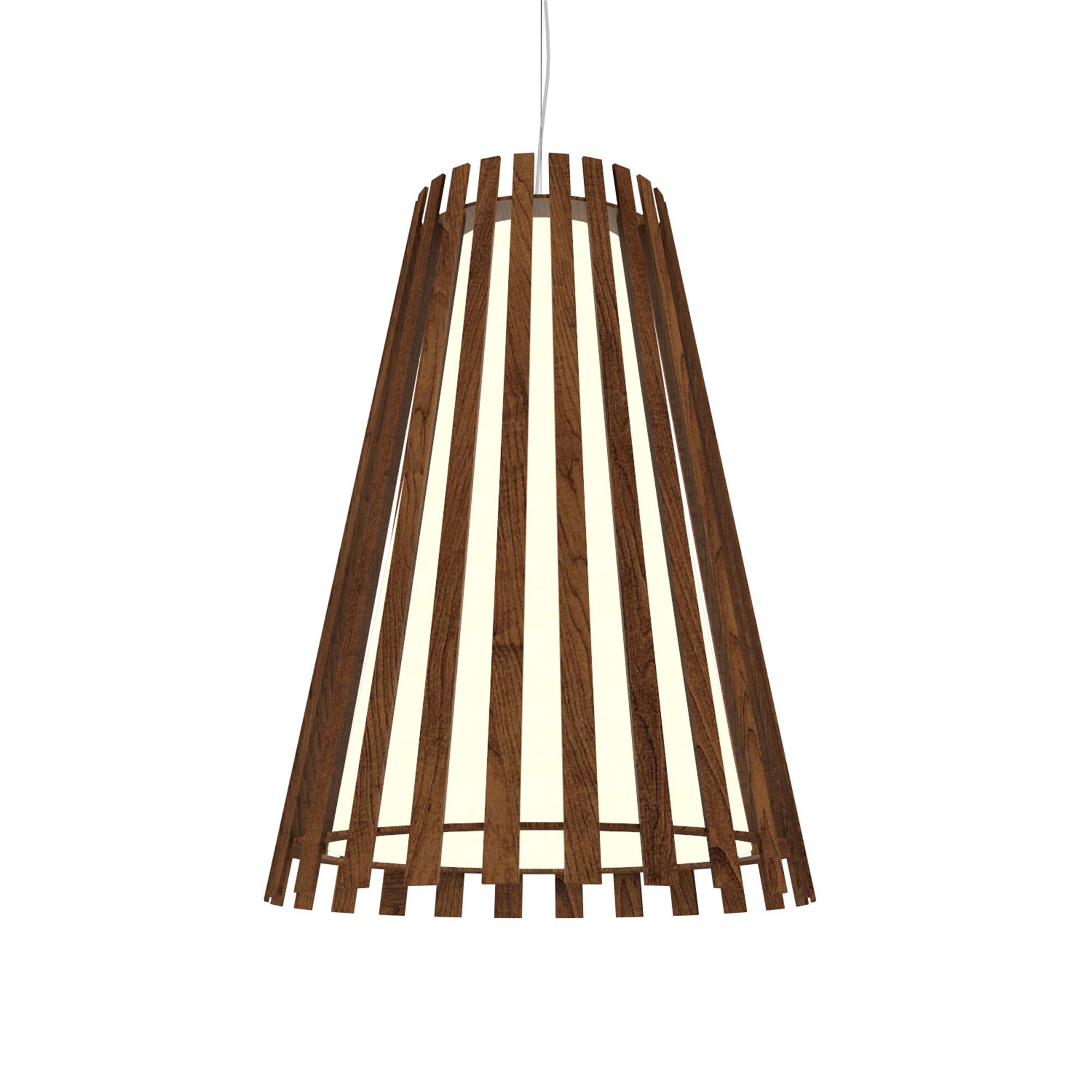 Slatted Mini Pendant by Accord Lighting
