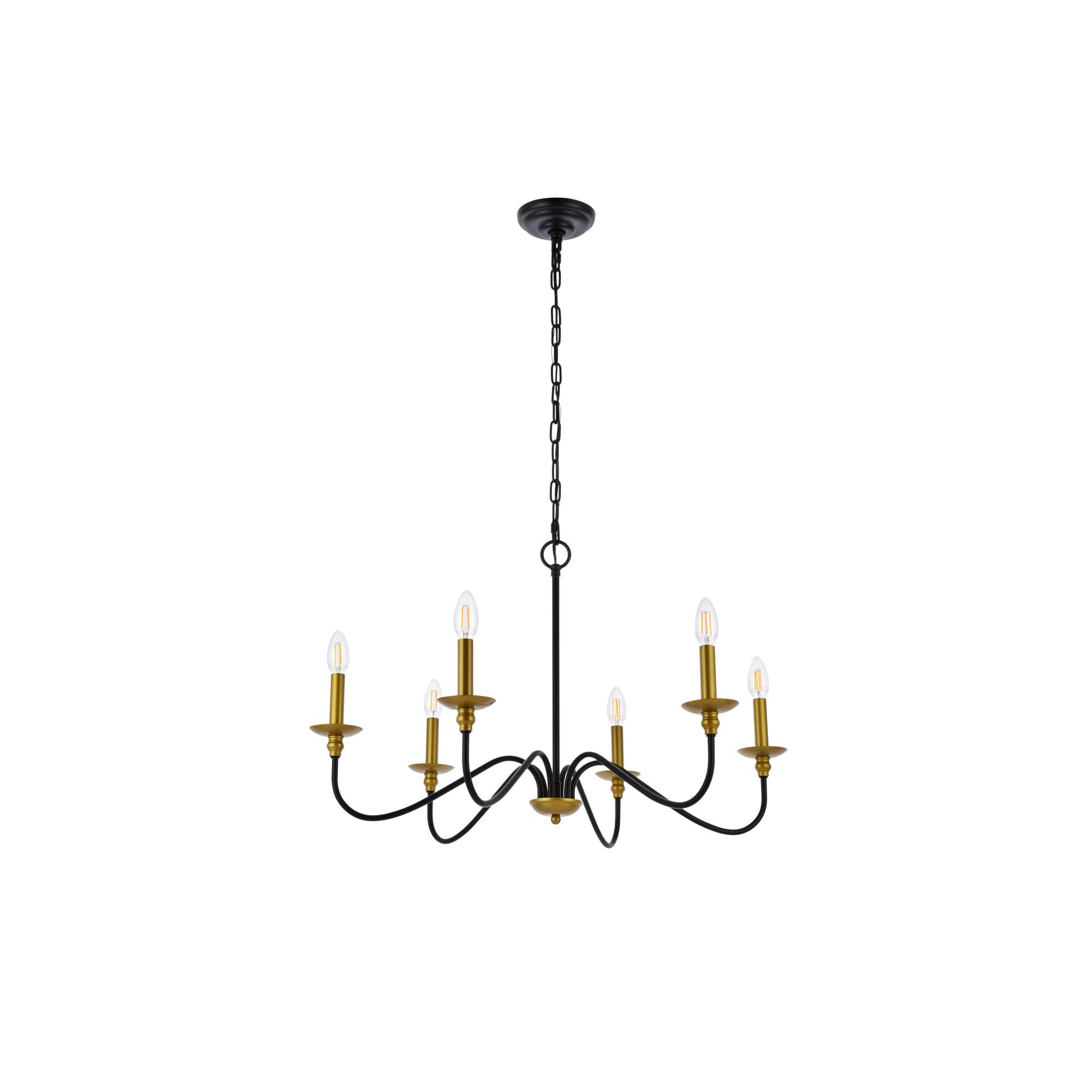 Shown in Brass And Black finish